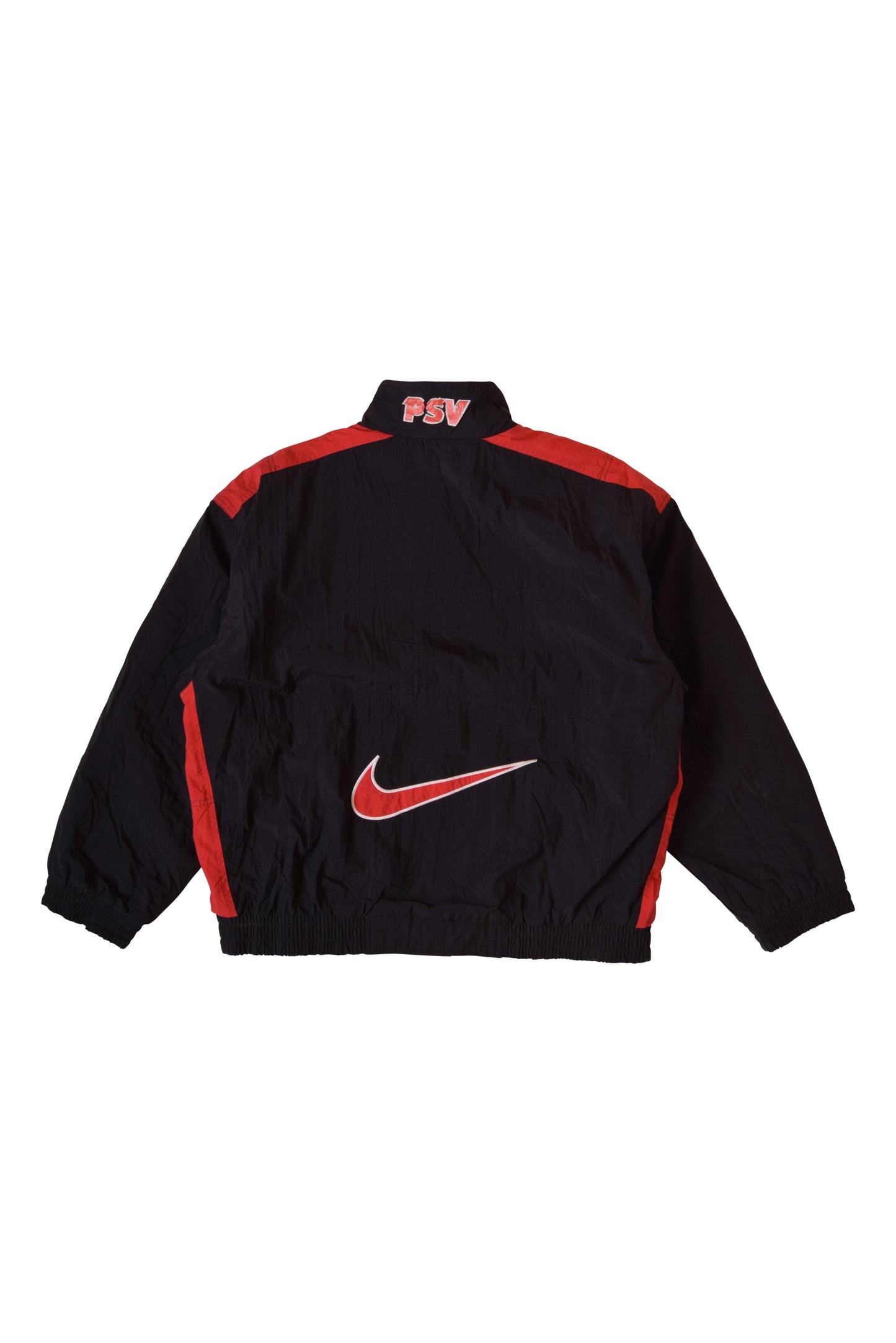 Vintage PSV Eindhoven Nike Premier Jacket / Bomber 1996-1997 Size L Black Red