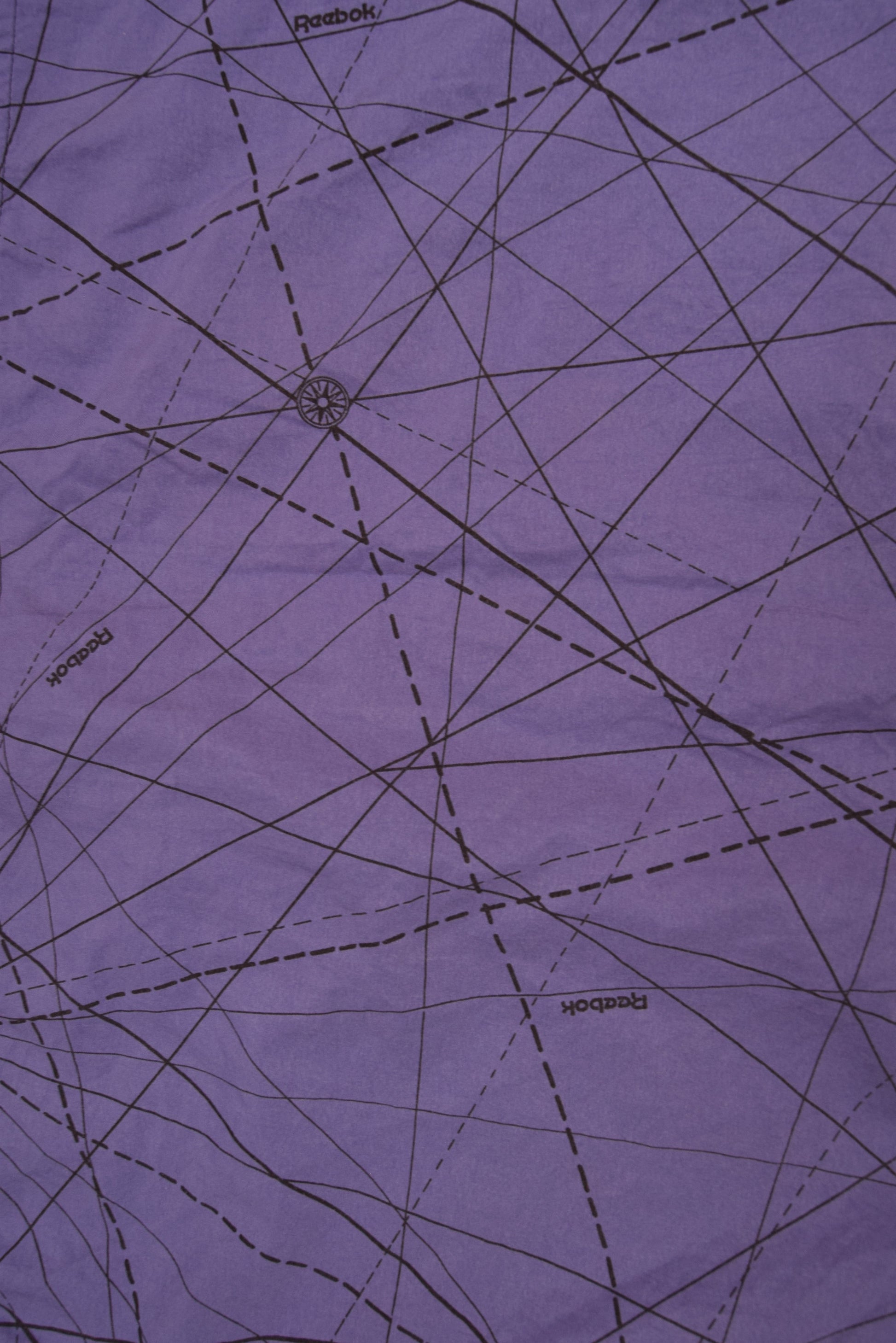 Vintage 90's Reebook Zodiac Jacket Shell Size XL XXL Purple Green