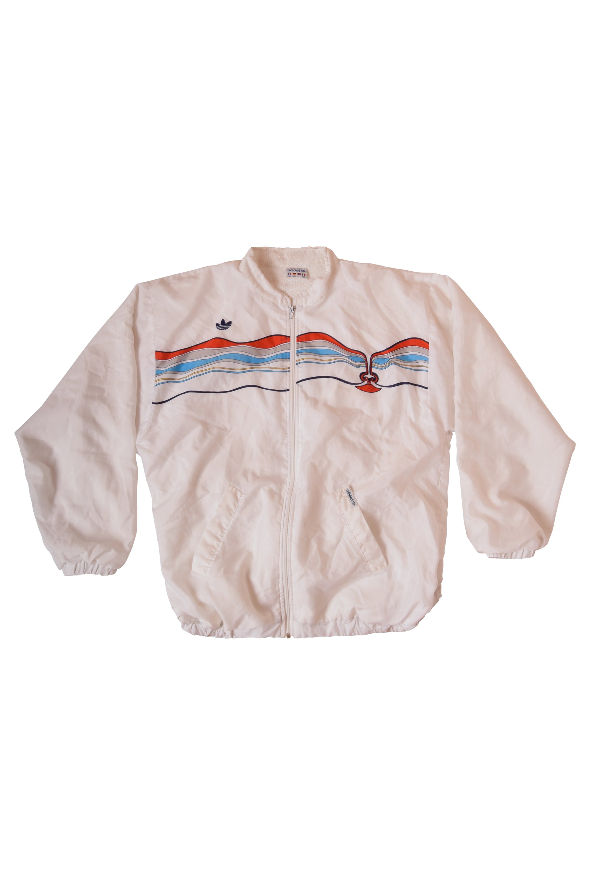 Vintage Adidas Ivan Lendl Jacket 80's Made in France Size L