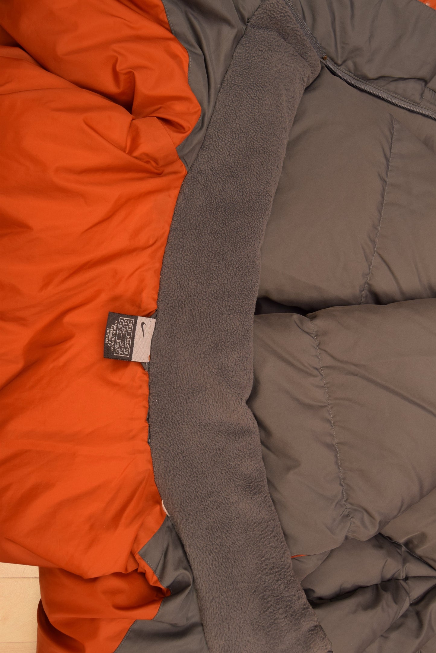 Nike Y2K '00's Thick Jacket Athletic Product Grey Size M