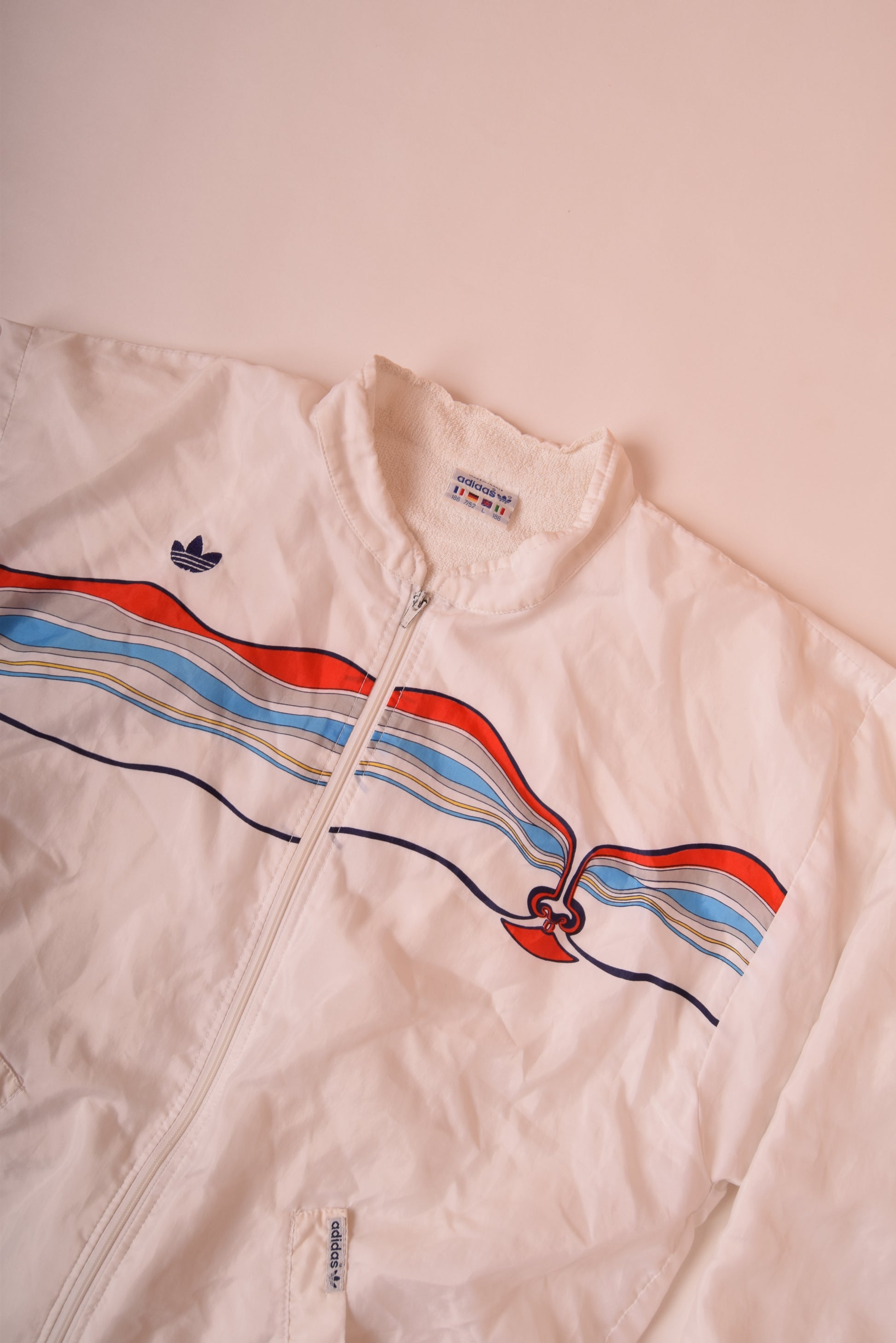 Vintage Adidas Ivan Lendl Jacket 80's Made in France Size L