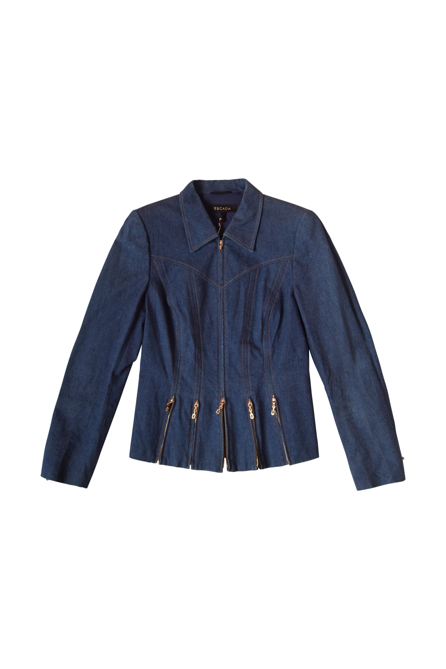 Vintage Escada 90's Denim / Jeans Jacket Size M / 38