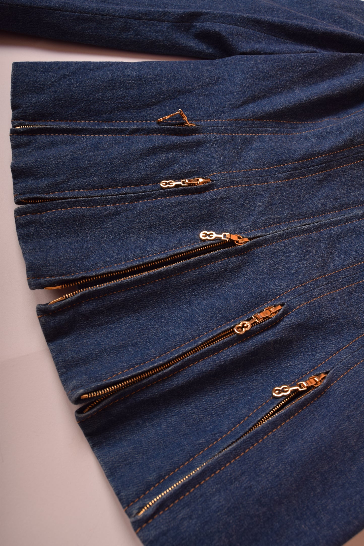 Vintage Escada 90's Denim / Jeans Jacket Size M / 38