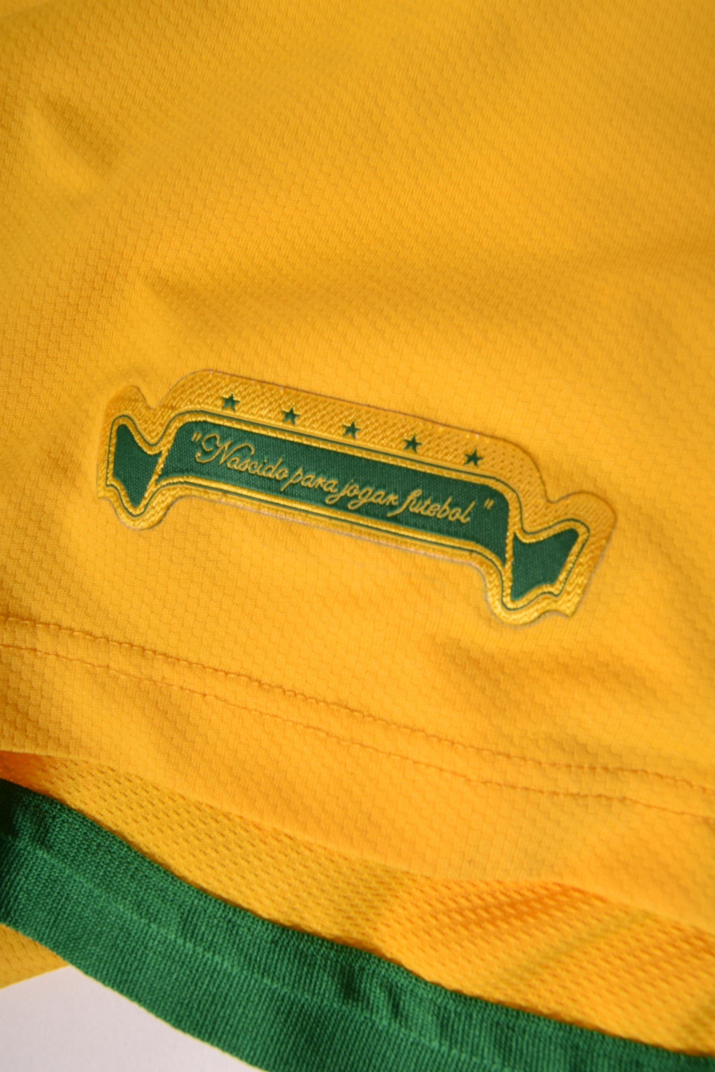 Brazil Brasil Ronaldinho #10 Nike 2006 - 2007 Home Football Shirt Yellow Size M Sphere Dry