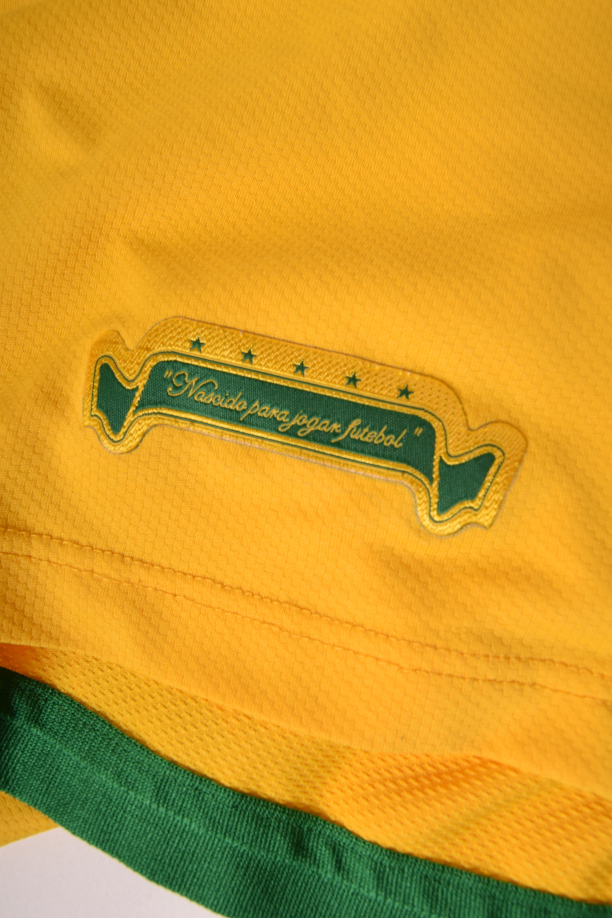 Brazil Brasil Ronaldinho #10 Nike 2006 - 2007 Home Football Shirt Yellow Size M Sphere Dry