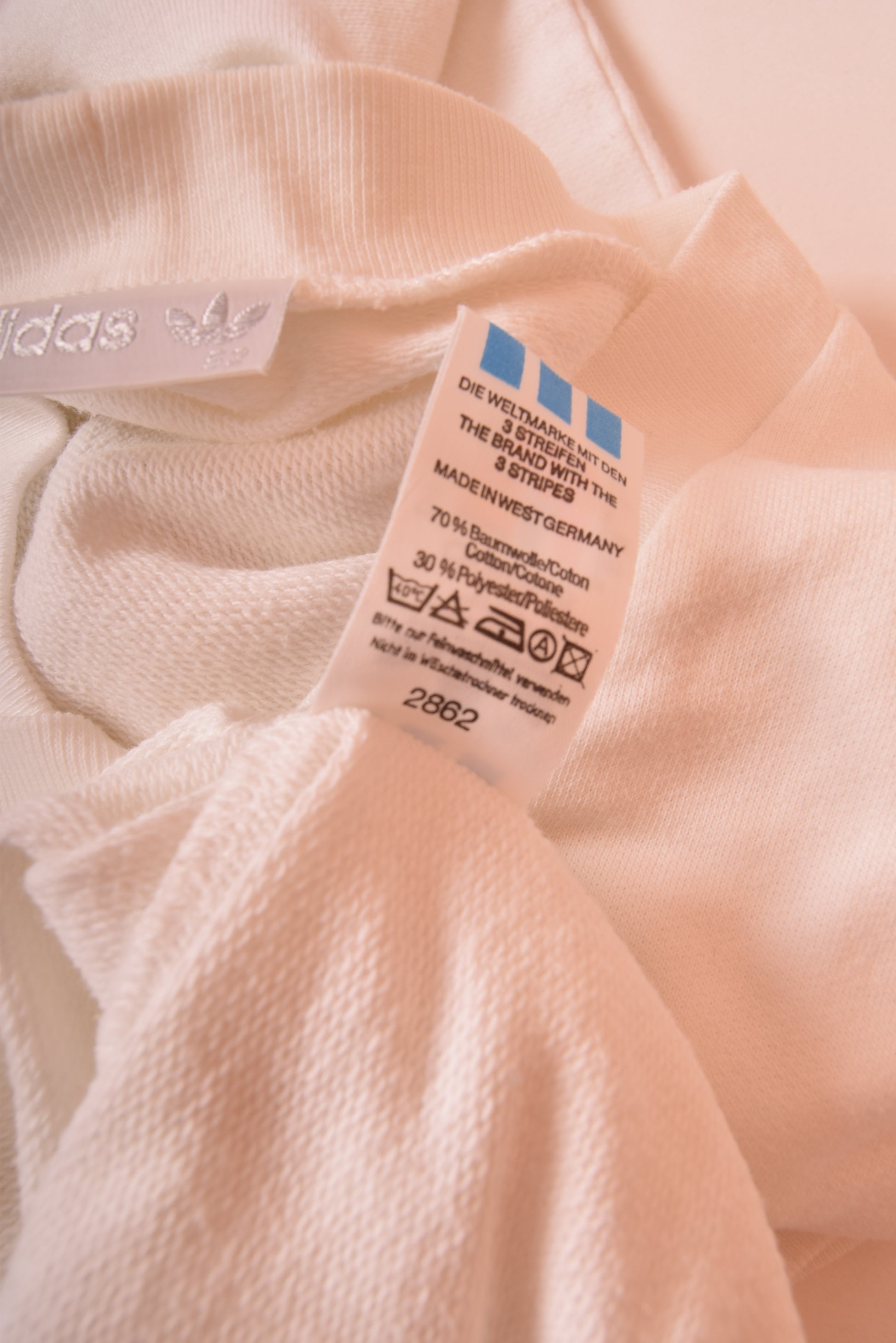 Vintage Adidas Ivan Lendl Tennis Sweatshirt Made in West Germany 80's Size L Sad Face