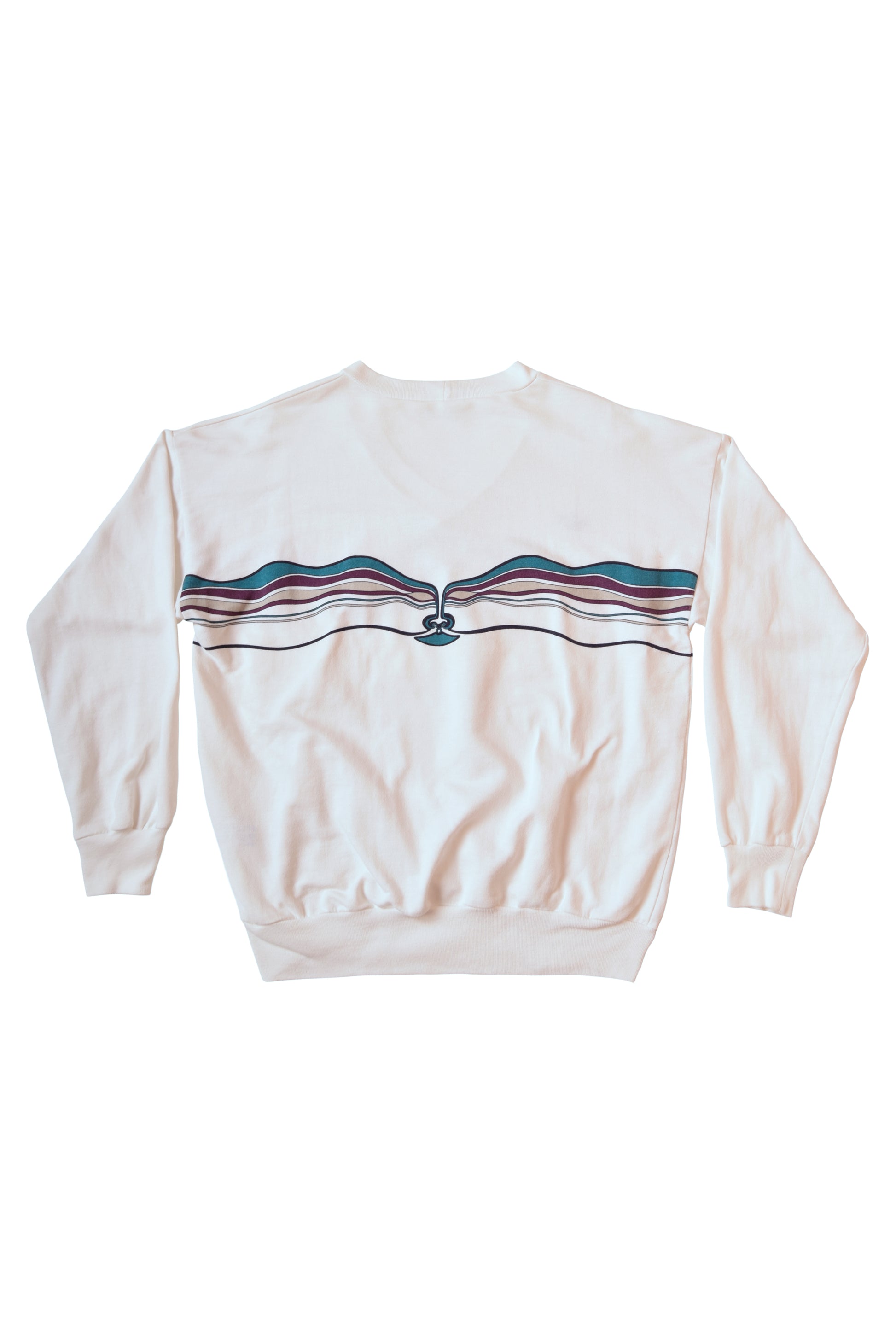Vintage Adidas Ivan Lendl Tennis Sweatshirt Made in West Germany 80's Size L Sad Face