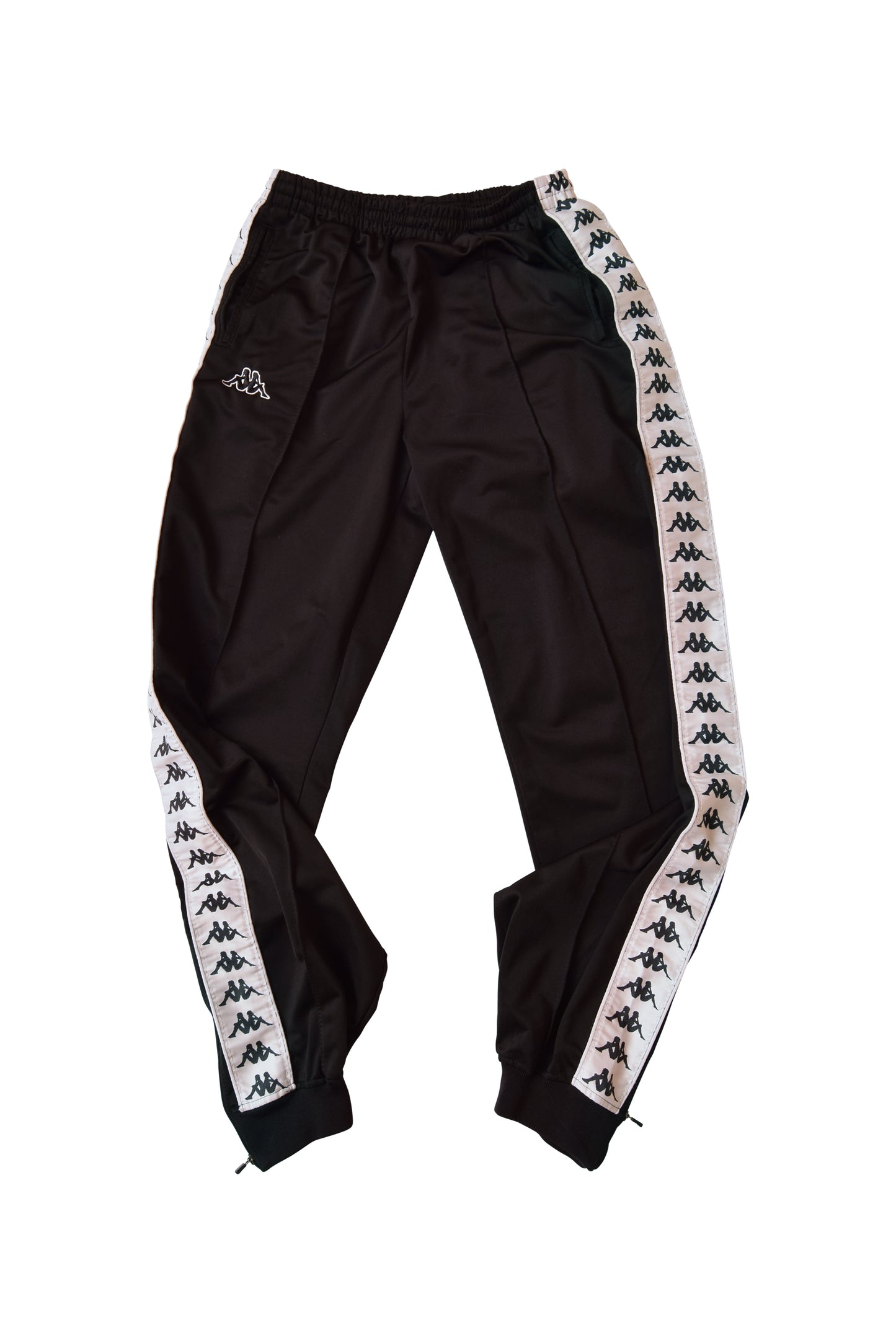 Vintage Kappa Track Pants Size M Black