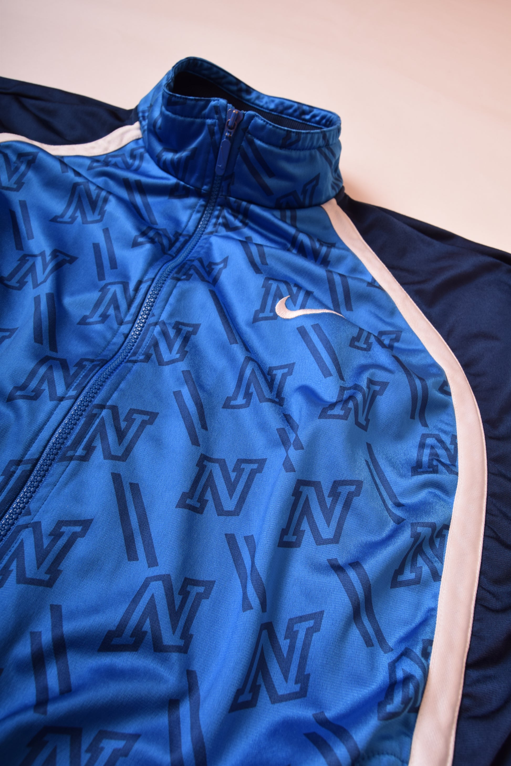 Vintage Nike 90's Jacket / Track top Size XL Blue