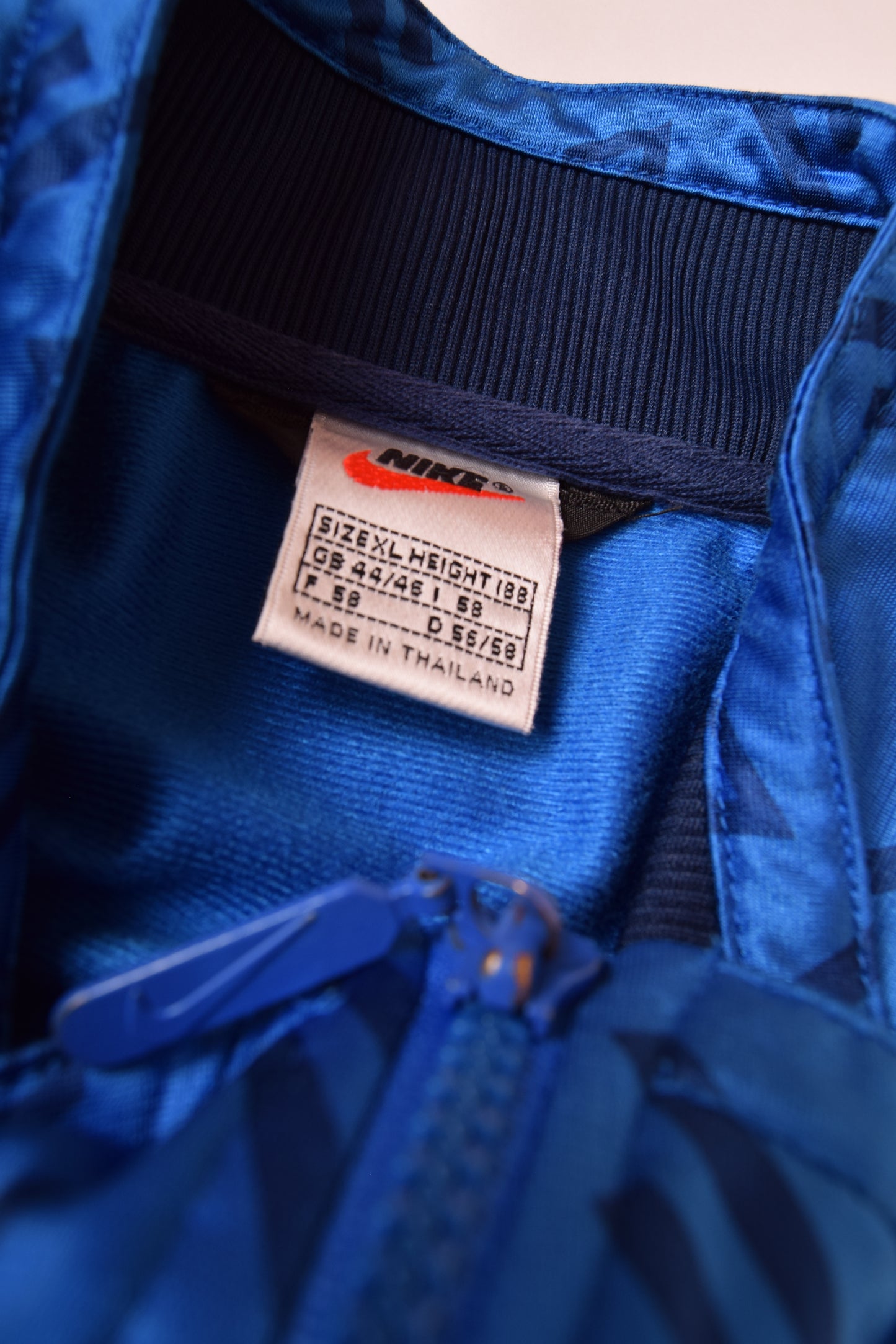 Vintage Nike 90's Jacket / Track top Size XL Blue