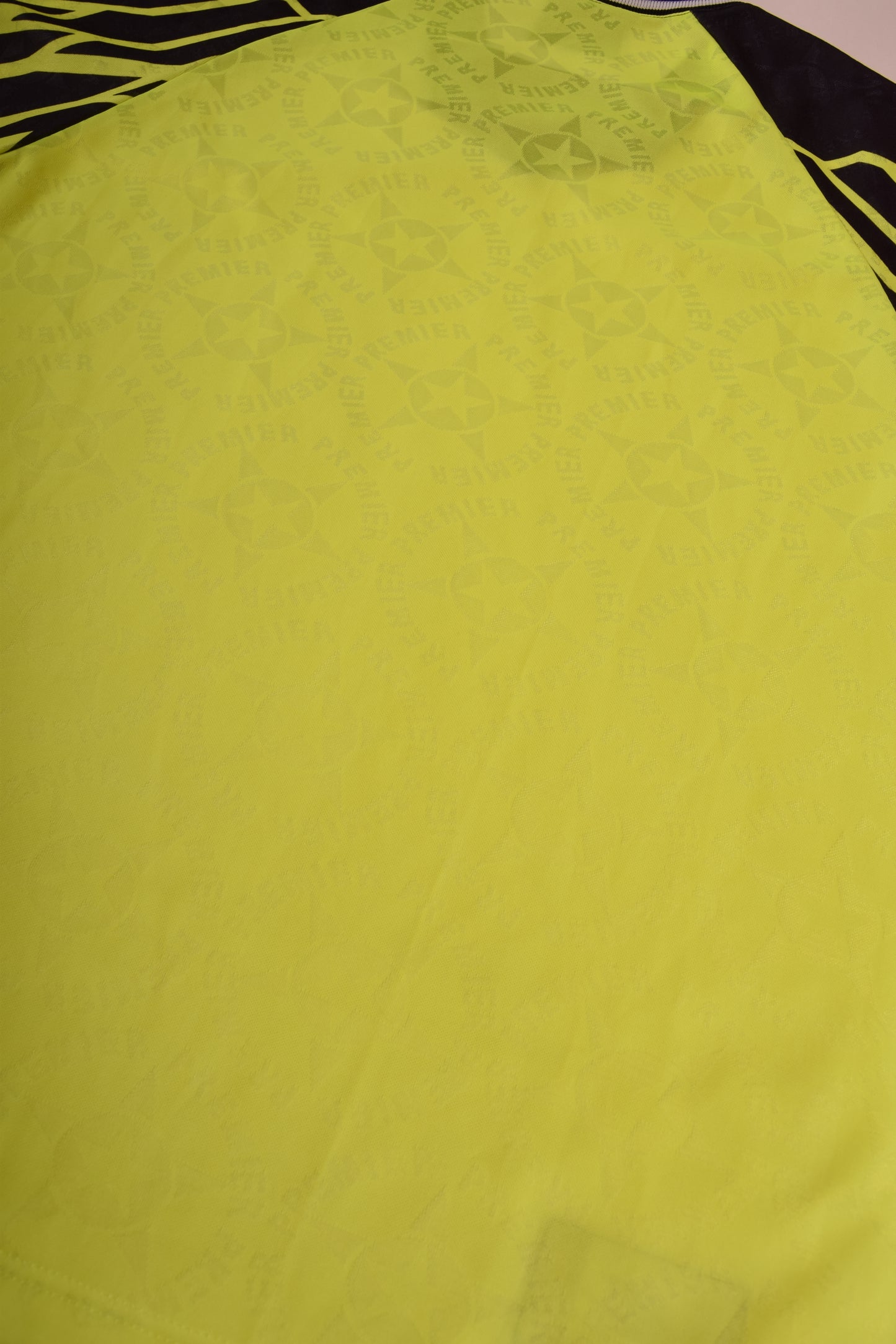 Vintage Nike Premier Football Shirt BVB Borussia Dortmund Pattern '94 - '95 Neon Eagle Wings