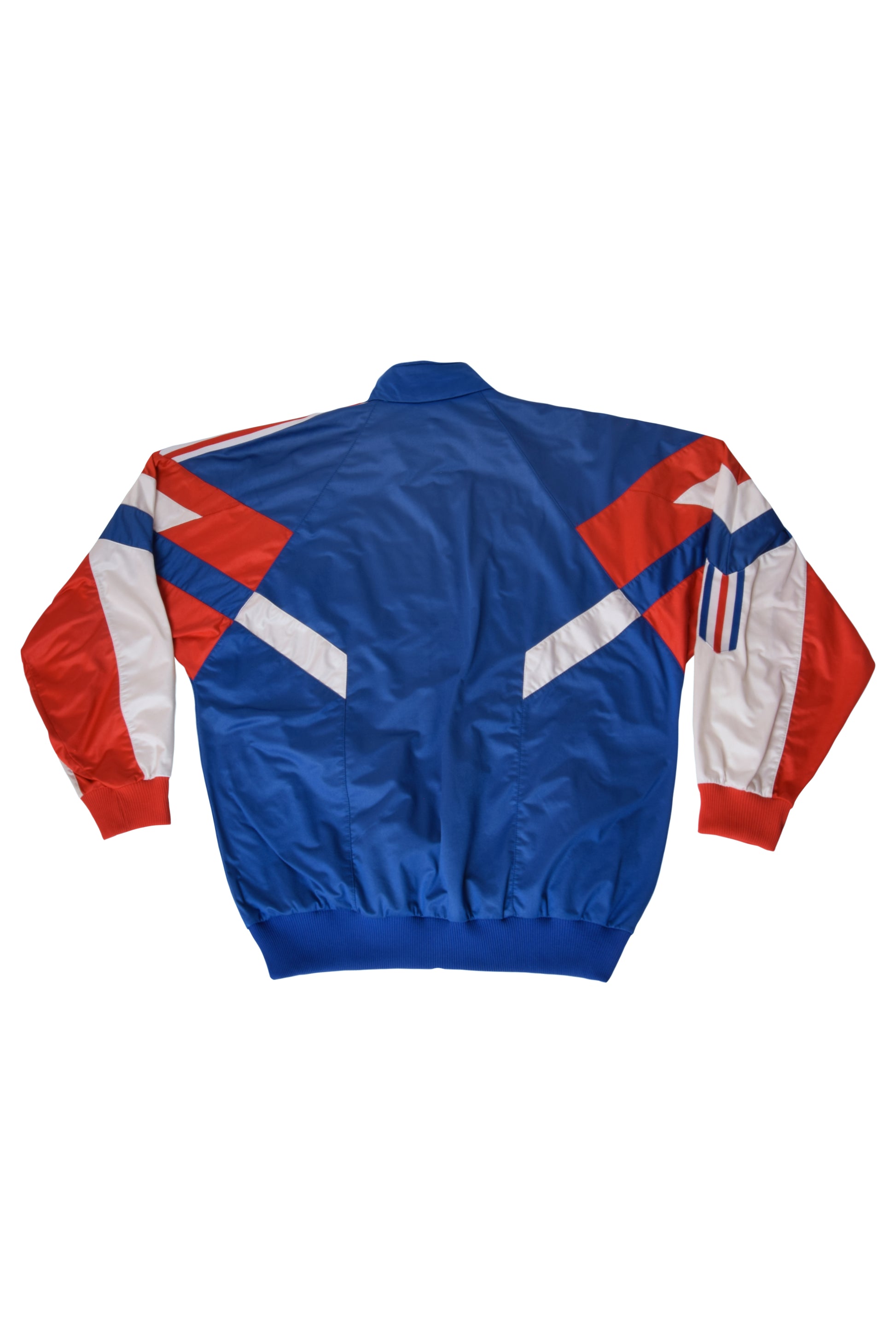 Vintage France Adidas Football Jacket 1990 - 1992 Made in France Size L - XL Blue Red White