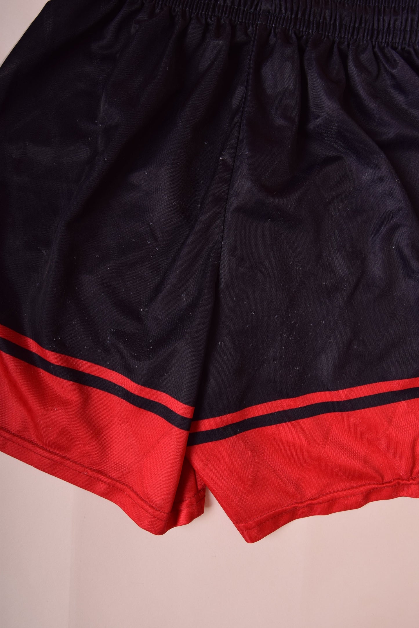 Vintage Bayern Munchen Adidas Football Shorts 1997-1999 Black Red Size M Made in England