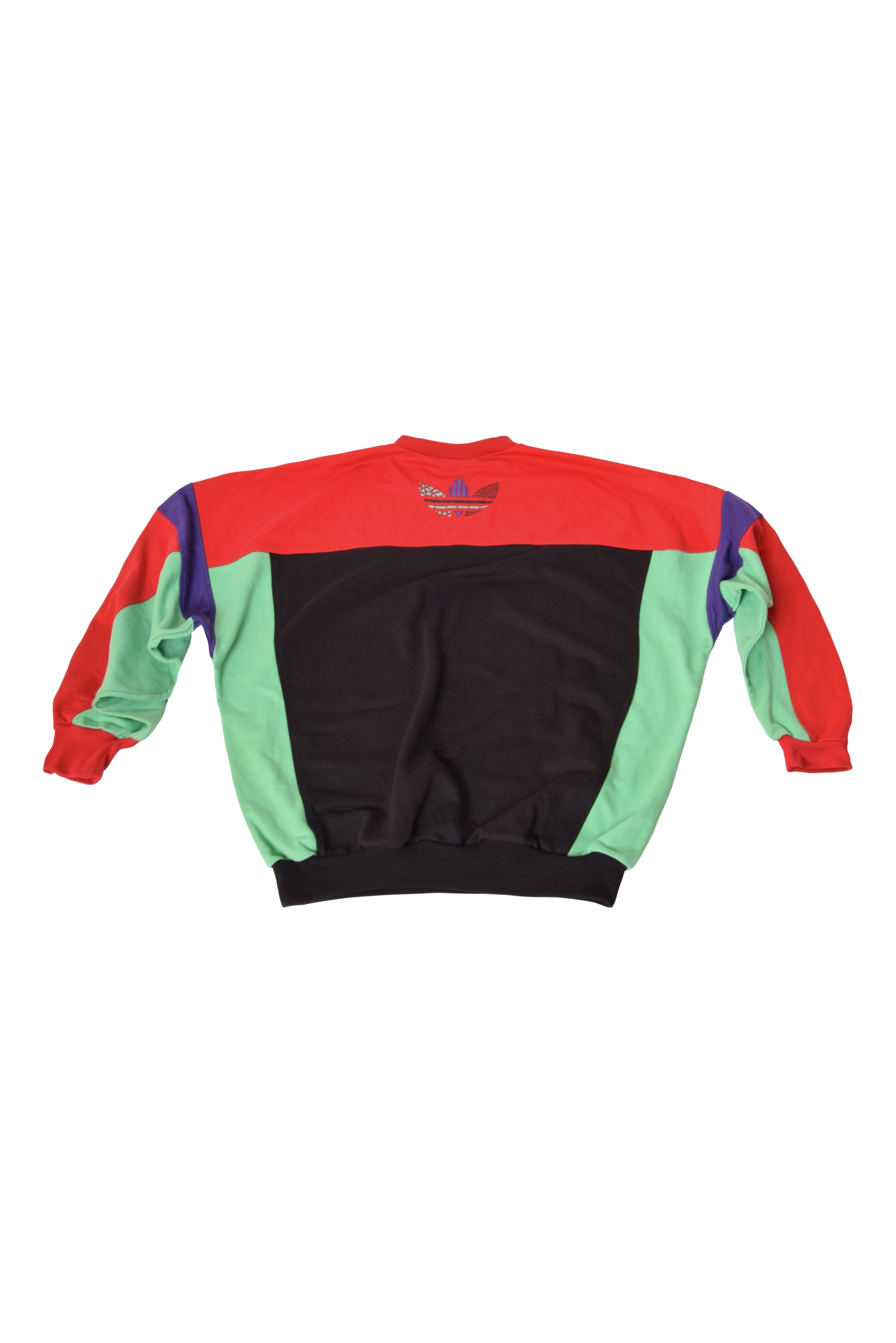 Vintage Adidas Sweatshirt Crew Neck Size L-XL Red Black Green Blue