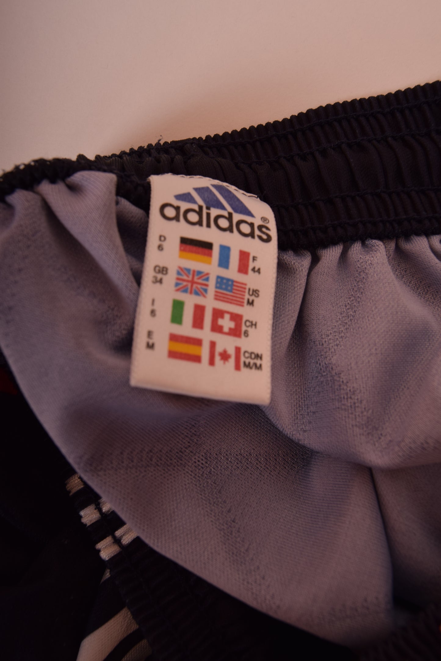Vintage Bayern Munchen Adidas Football Shorts 1997-1999 Black Red Size M Made in England