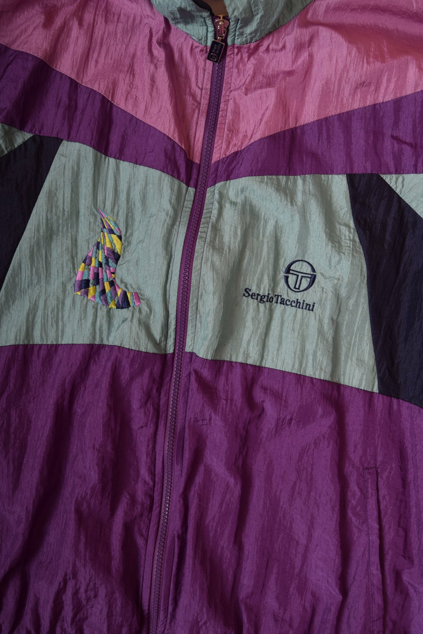 Vintage Sergio Tacchini Shell Tracksuit Size XL