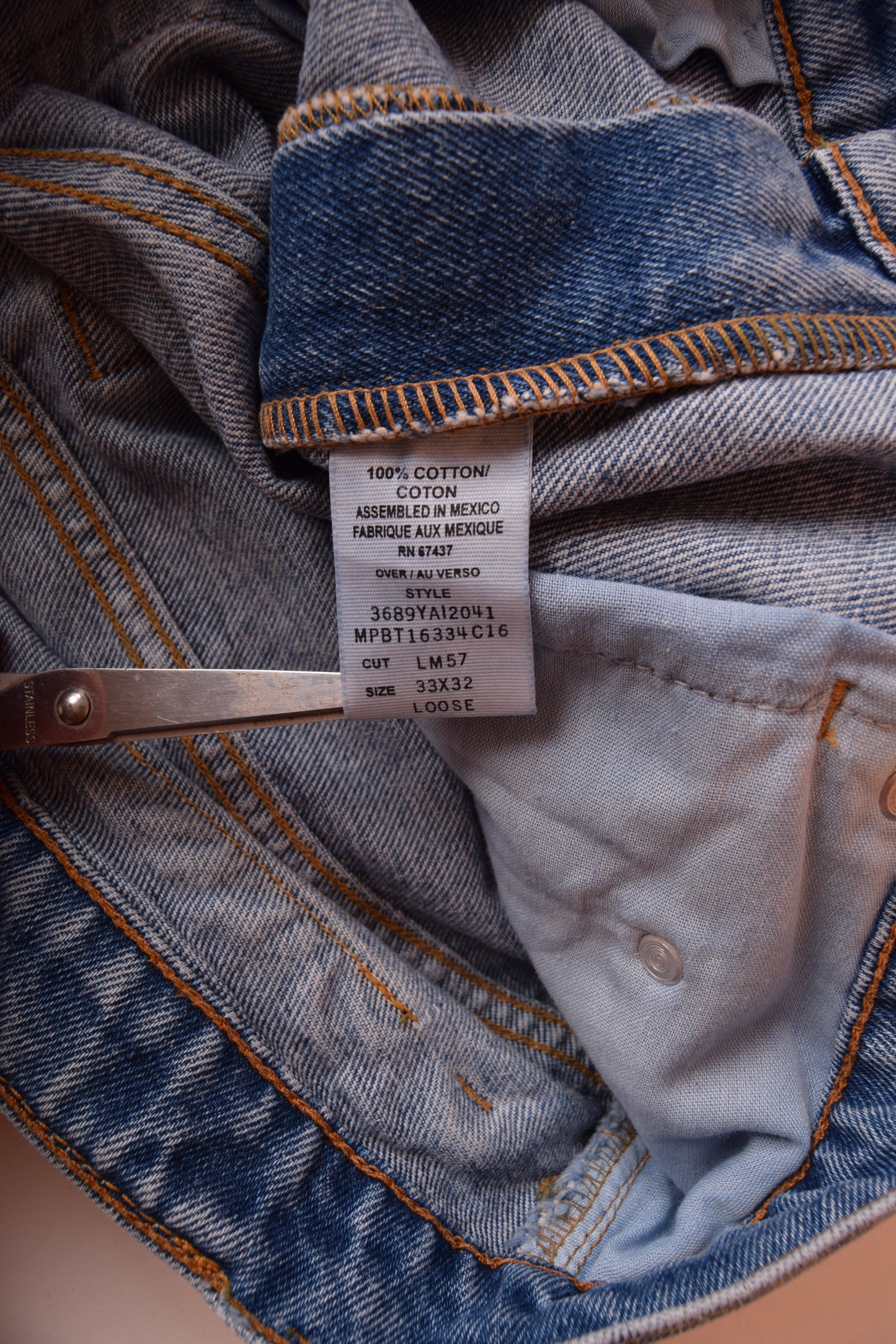 Vintage Ralph Lauren Polo Jeans Company Denim 33X32