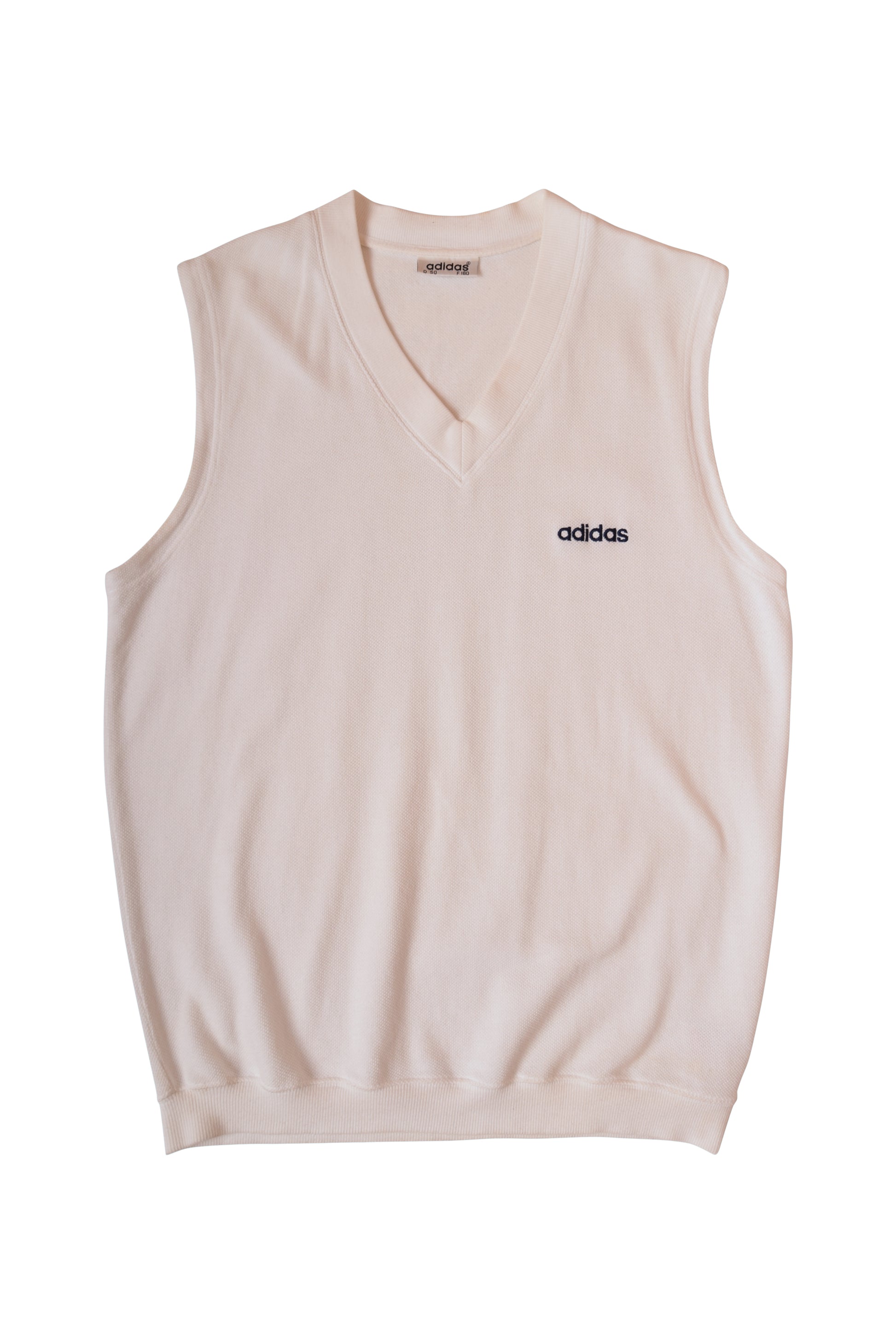 Vintage Adidas Tennis Vest 90's White Size L-XL