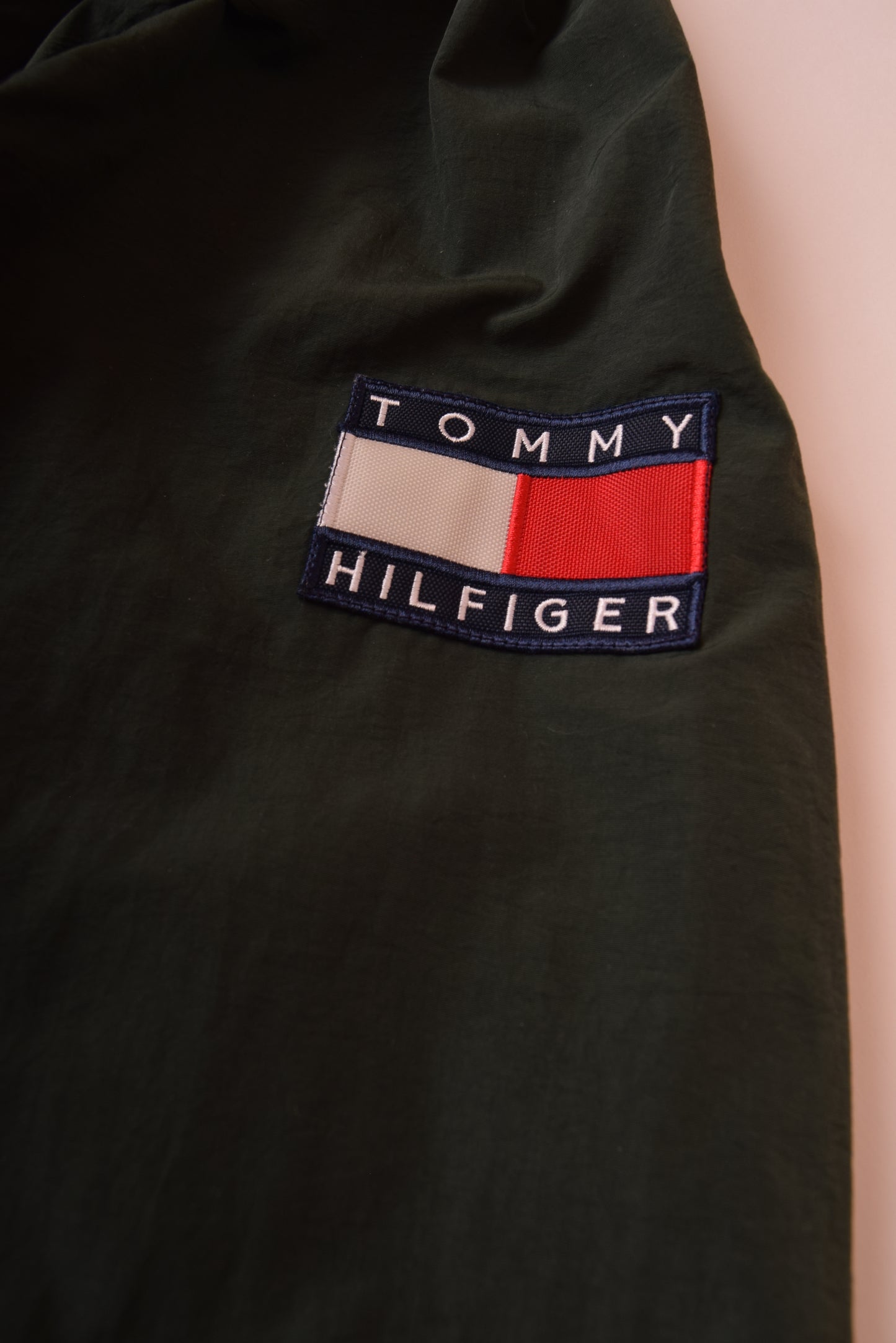 Vintage 90's Tommy Hilfiger Jacket Green Size L-XL