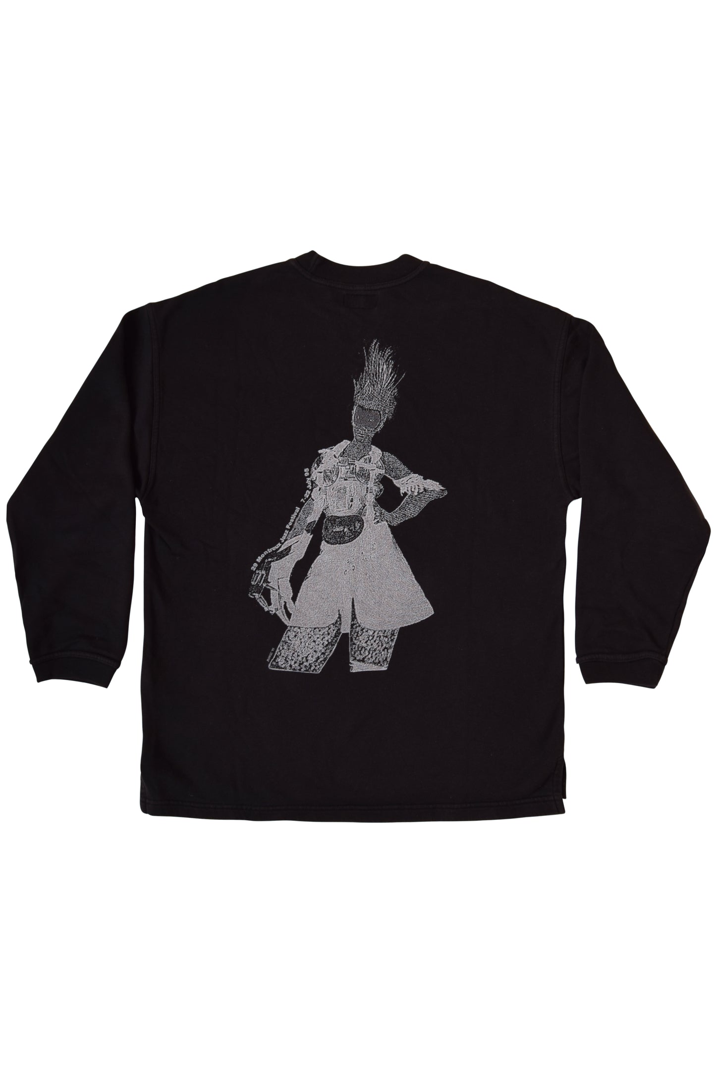 Montreux Jazz Festival 1995 Sweatshirt Designed by David Bowie Black Switcher