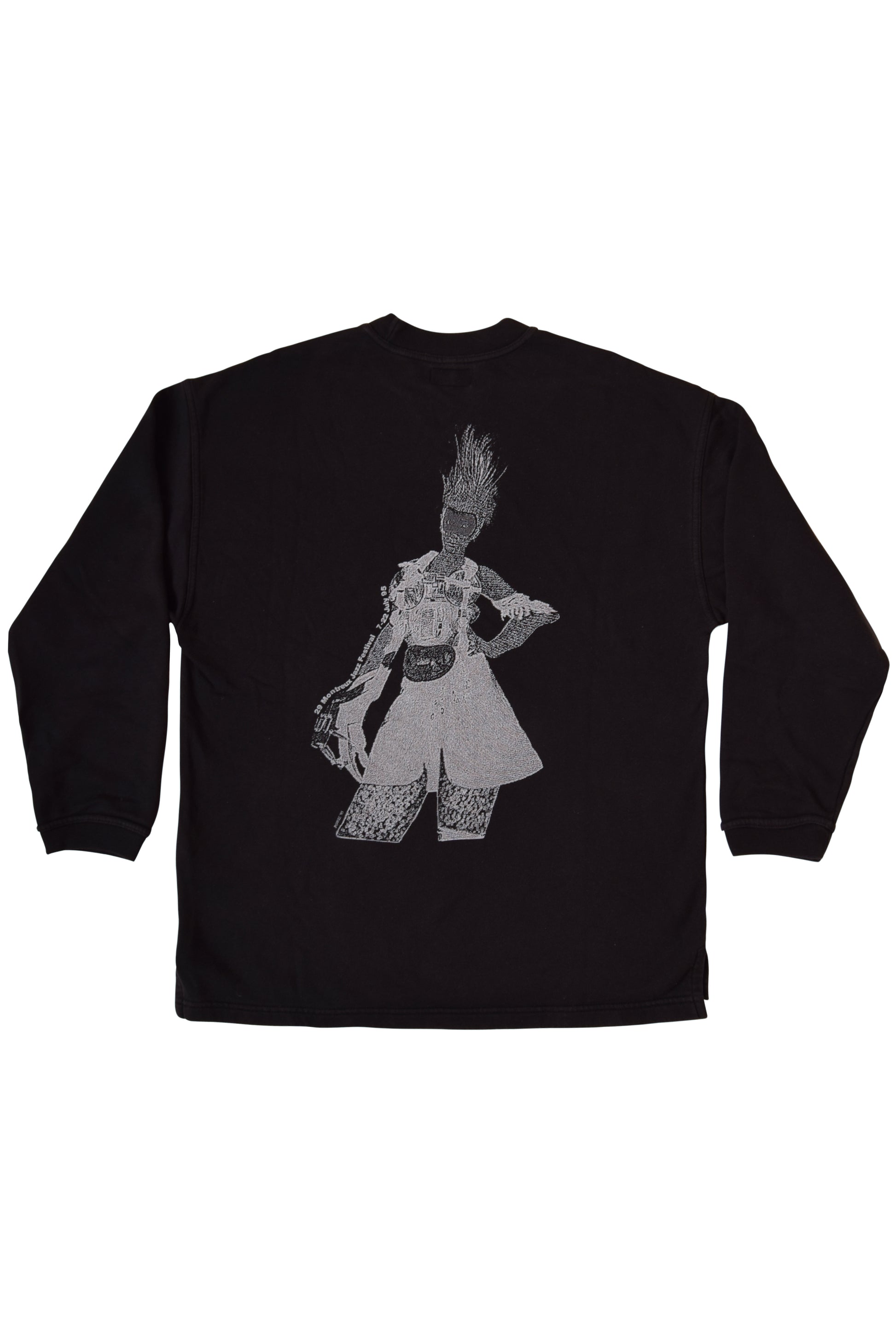 Montreux Jazz Festival 1995 Sweatshirt Designed by David Bowie Black Switcher