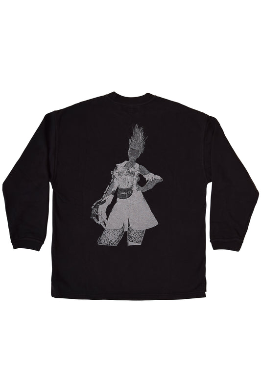 Montreux Jazz Festival 1995 Sweatshirt Designed by David Bowie Black Switcher