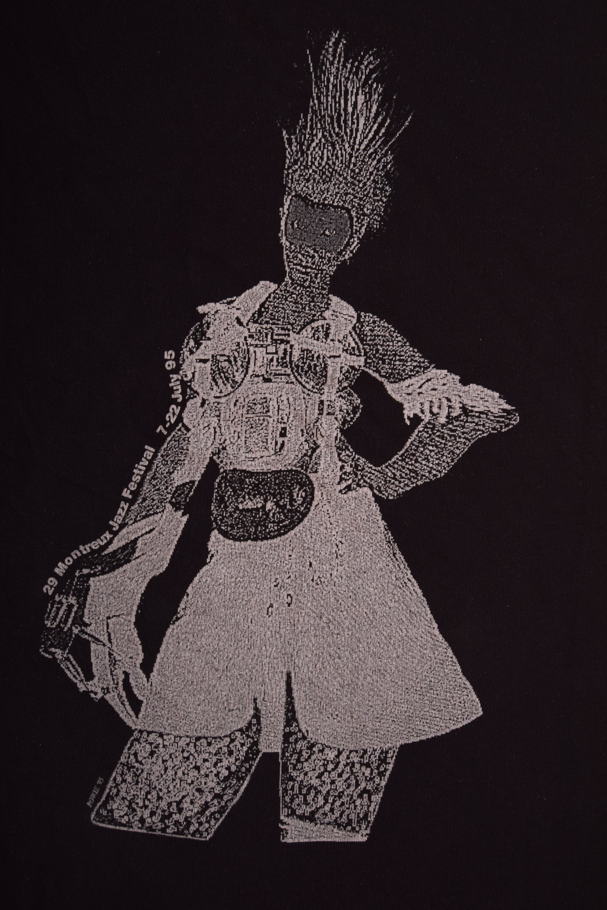 Montreux Jazz Festival 1995 Sweatshirt Designed by David Bowie Black Switcher
