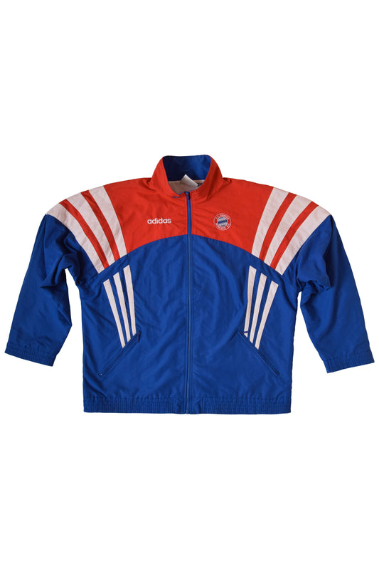 Vintage Bayern Munchen Adidas Jacket 1995 - 1996 Size XL Red Blue