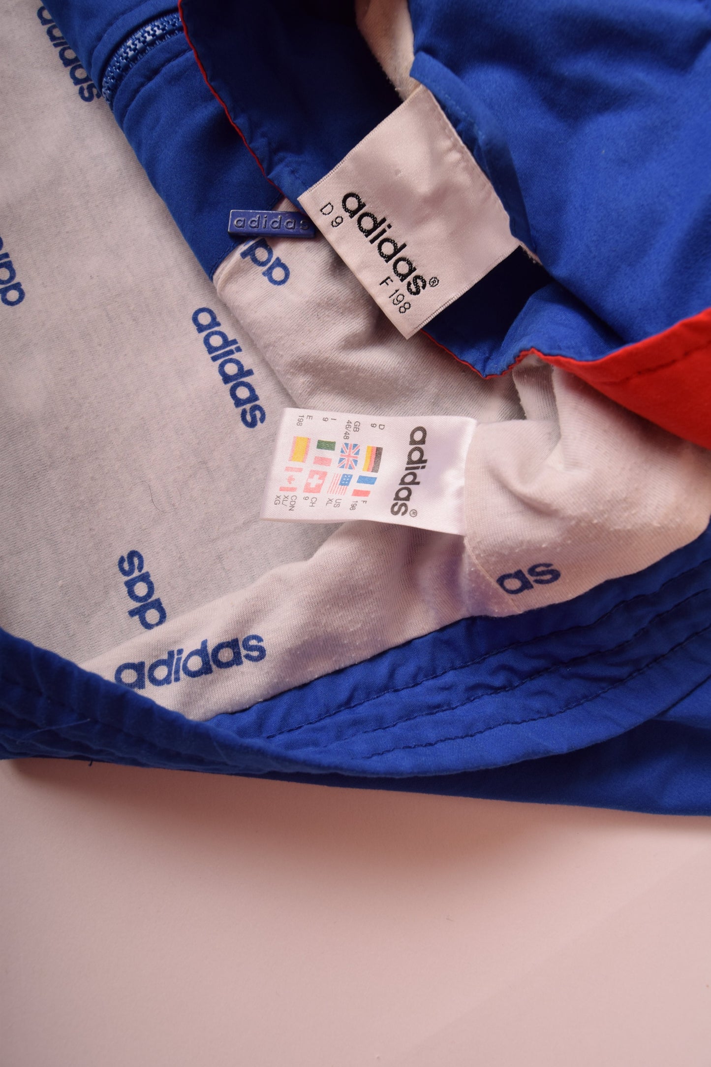 Vintage Bayern Munchen Adidas Jacket 1995 - 1996 Size XL Red Blue