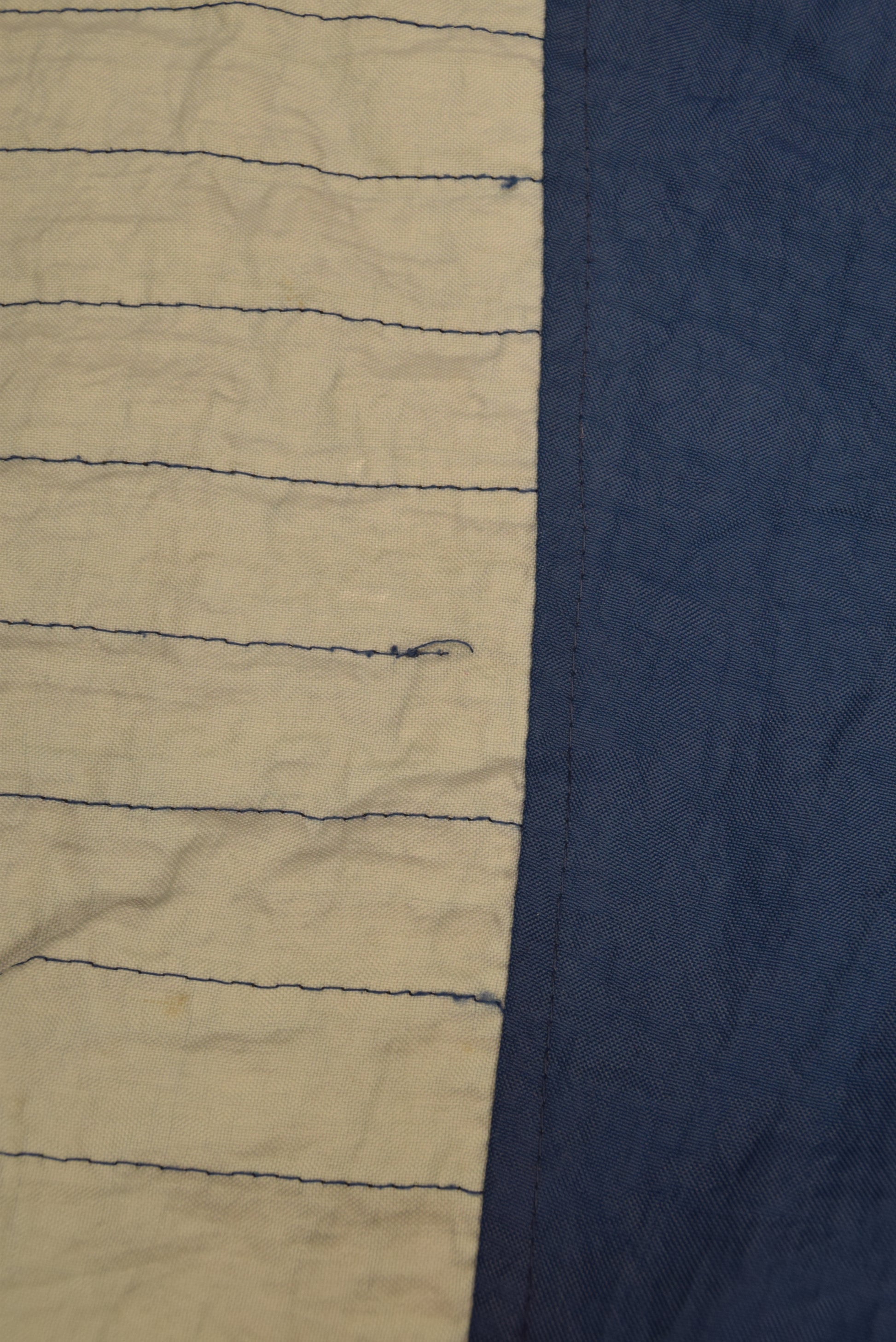 Vintage 90's Starter Cowboys Dallas Quilted Jacket NFL 1/4 Quarter Zip Size XL Blue