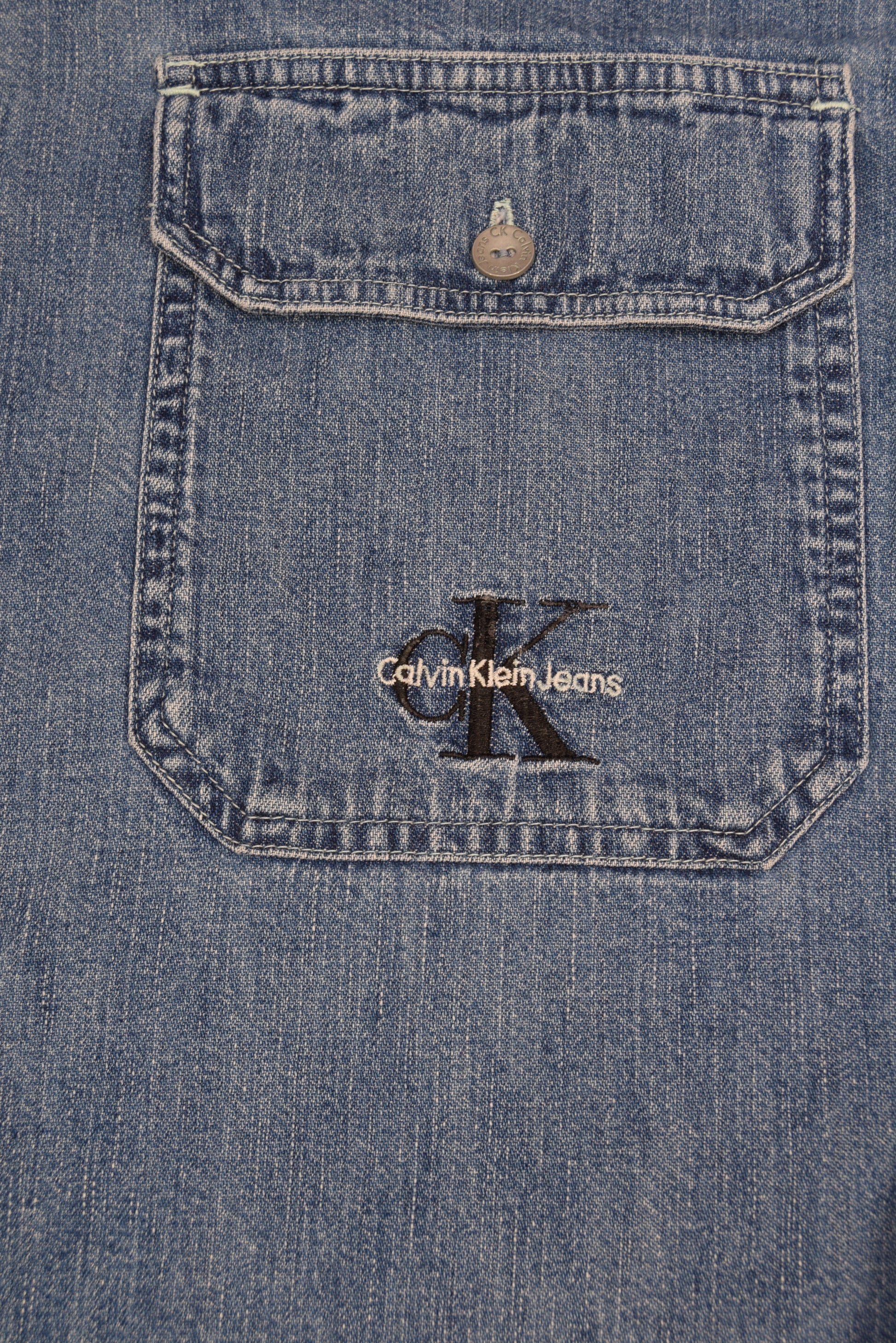 Vintage 90's CK Calvin Klein Jeans Size L Made in Hong Kong