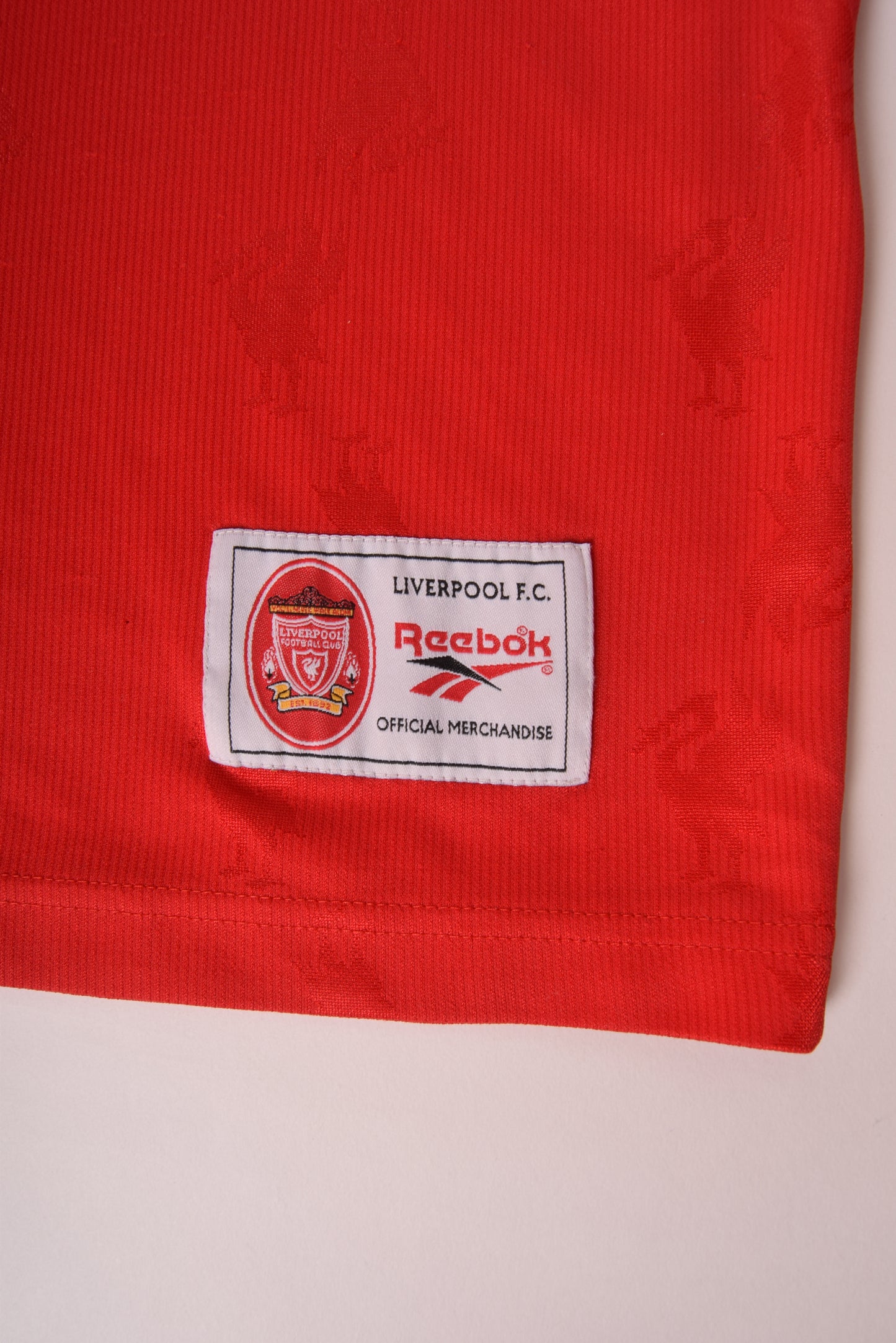 Vintage Liverpool Reebok 1996-1998 Home Football Shirt Red Carlsberg Size XL-XXL