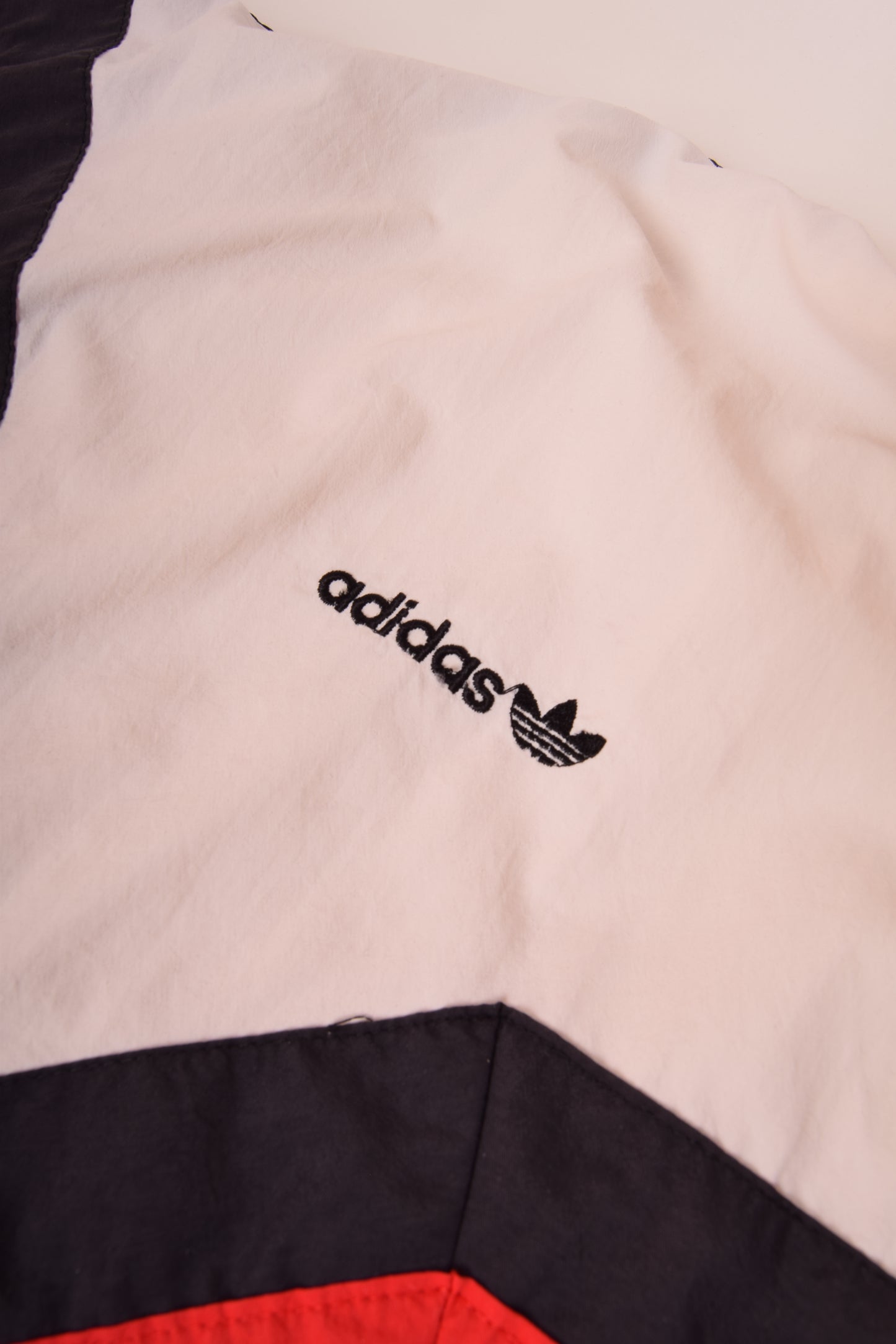 Vintage Germany Adidas 1989-1991 Jacket Size XL-XXL White Yellow Red Black