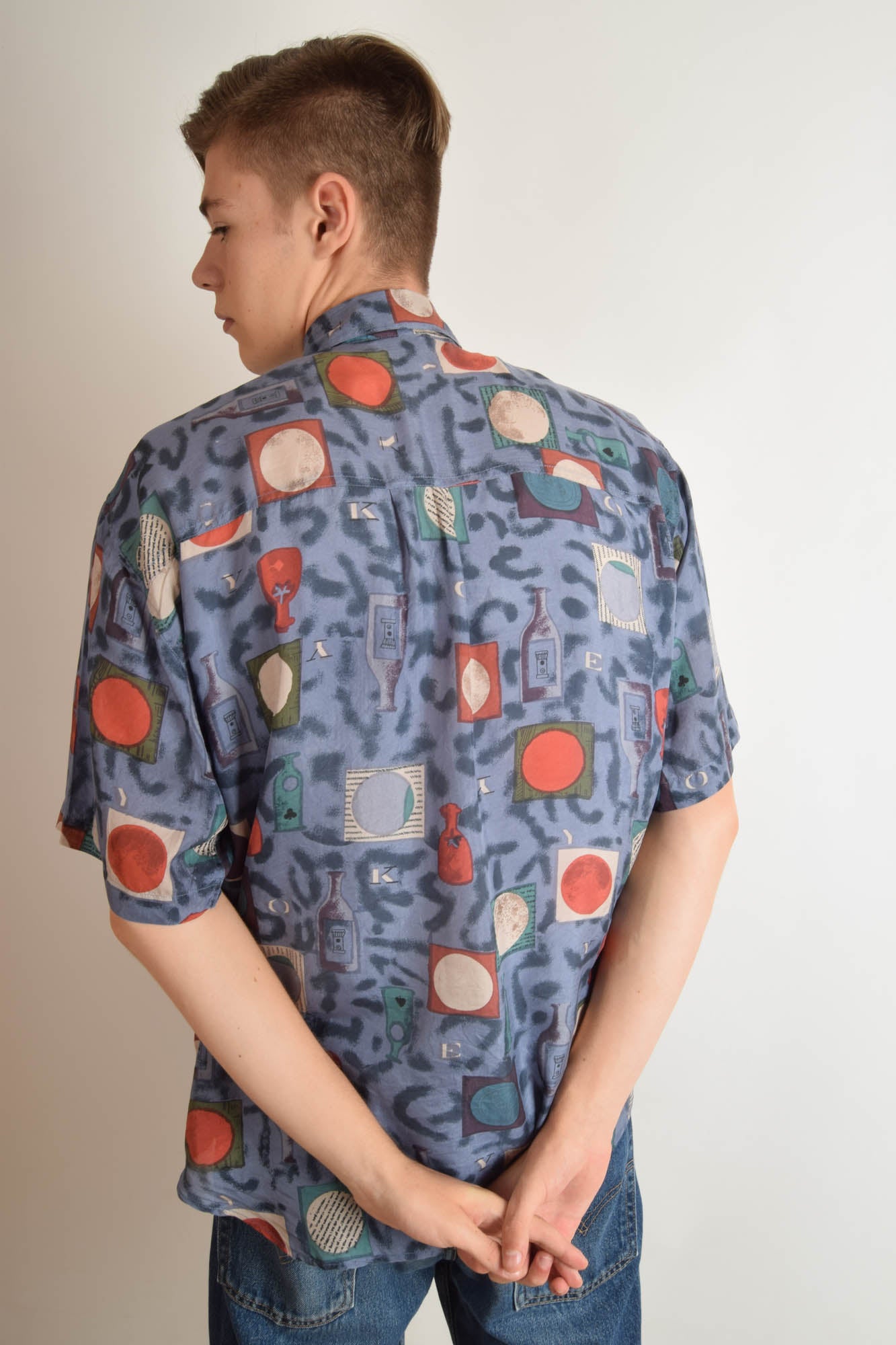 Vintage 90s Shirt Festival Print