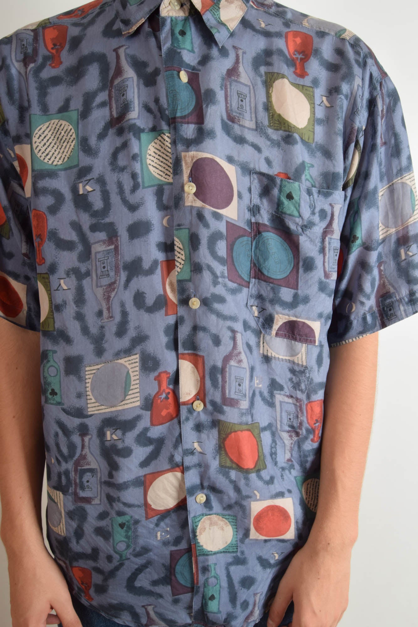 Vintage 90s Shirt Festival Print