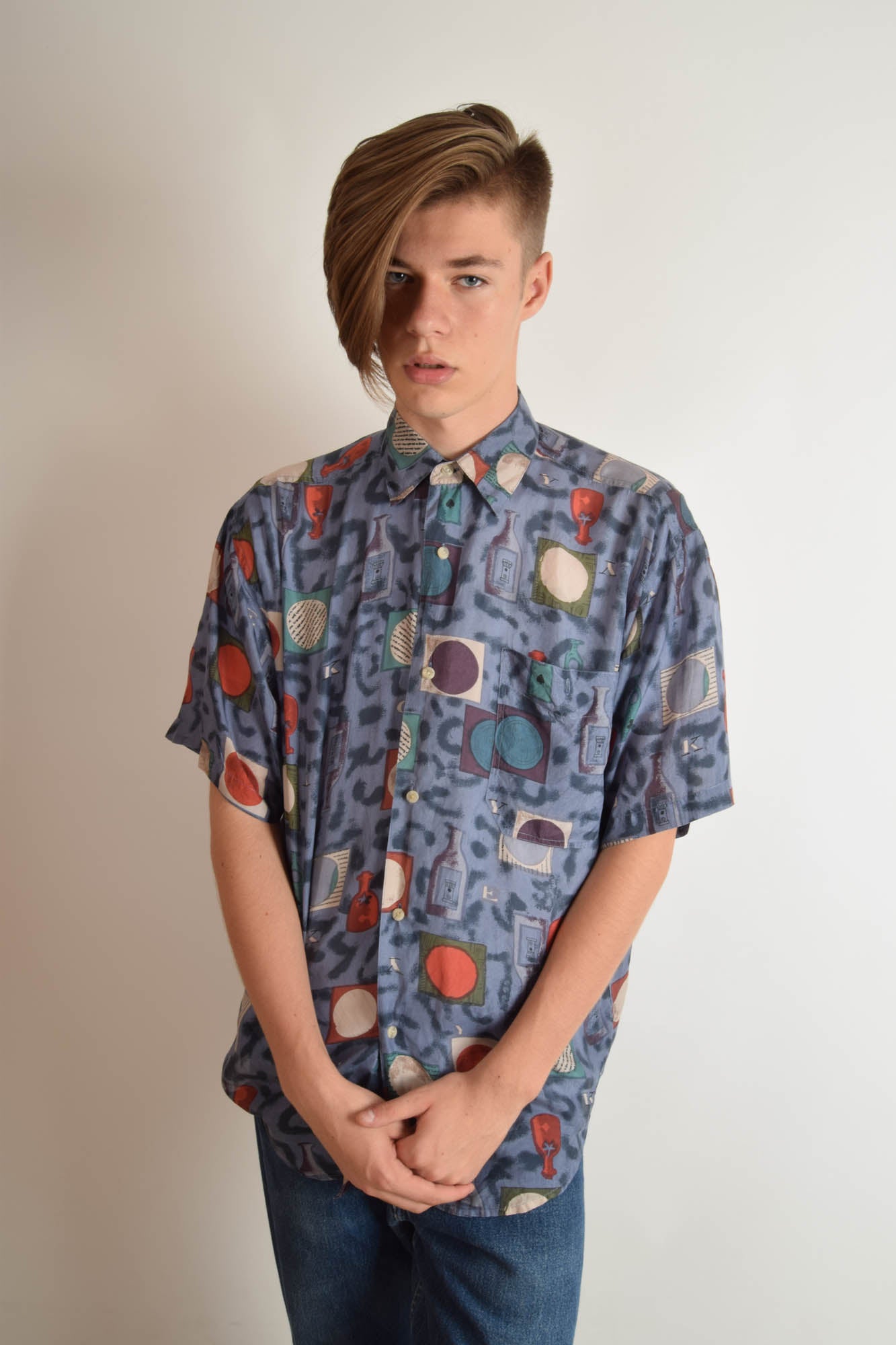 Vintage 90s Shirt Festival Print