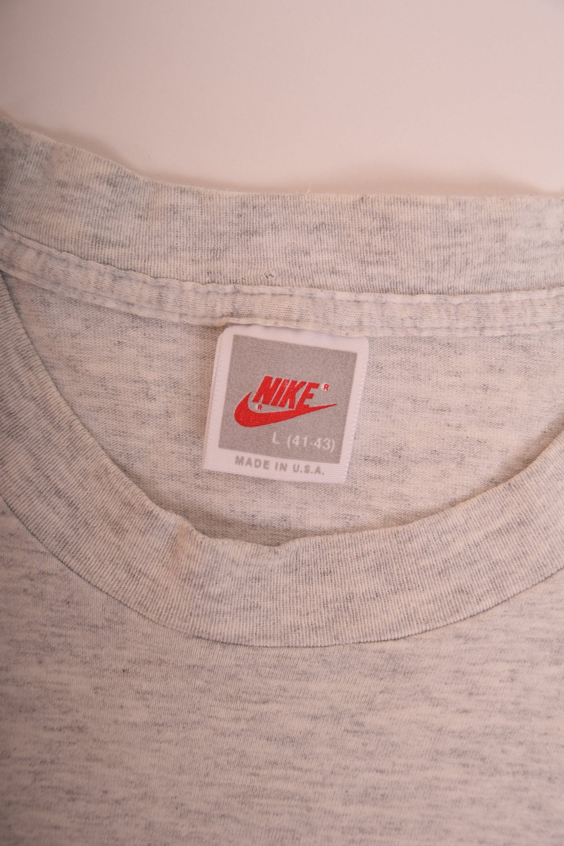 Vintage Nike Andre Agassi Rock & Roll Tennis Camp 90's Made in USA Size M Grey