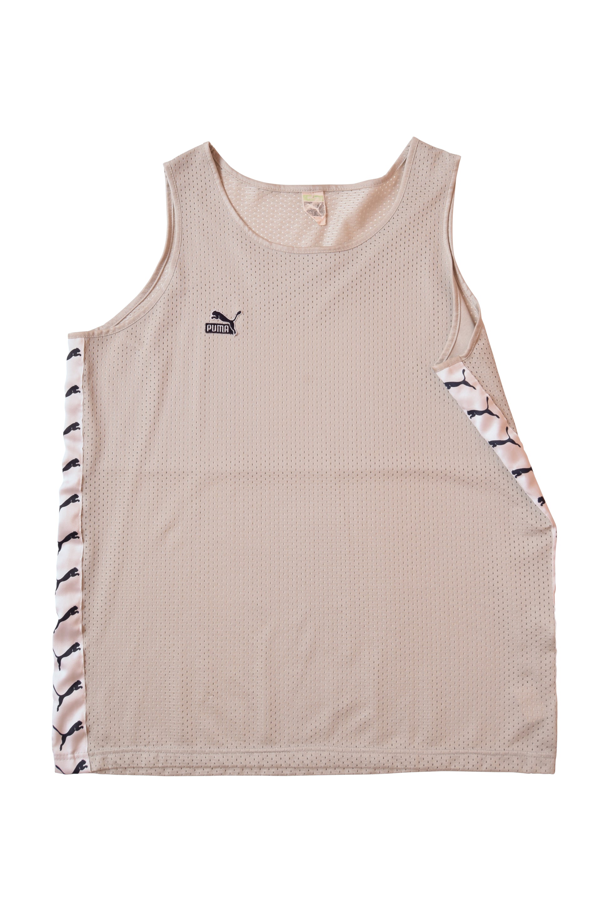 Vintage Puma Festival Tank Top 80's Grey Made in West Germany