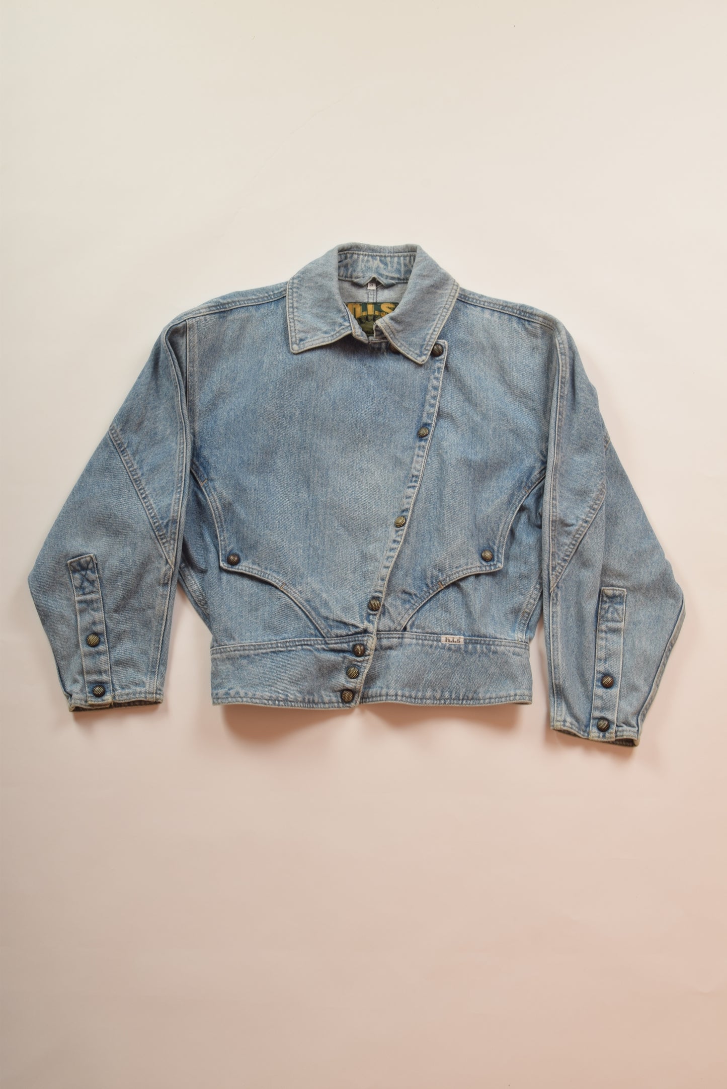 Vintage 80s H.I.S. Woman Denim / Jeans Jacket Size S