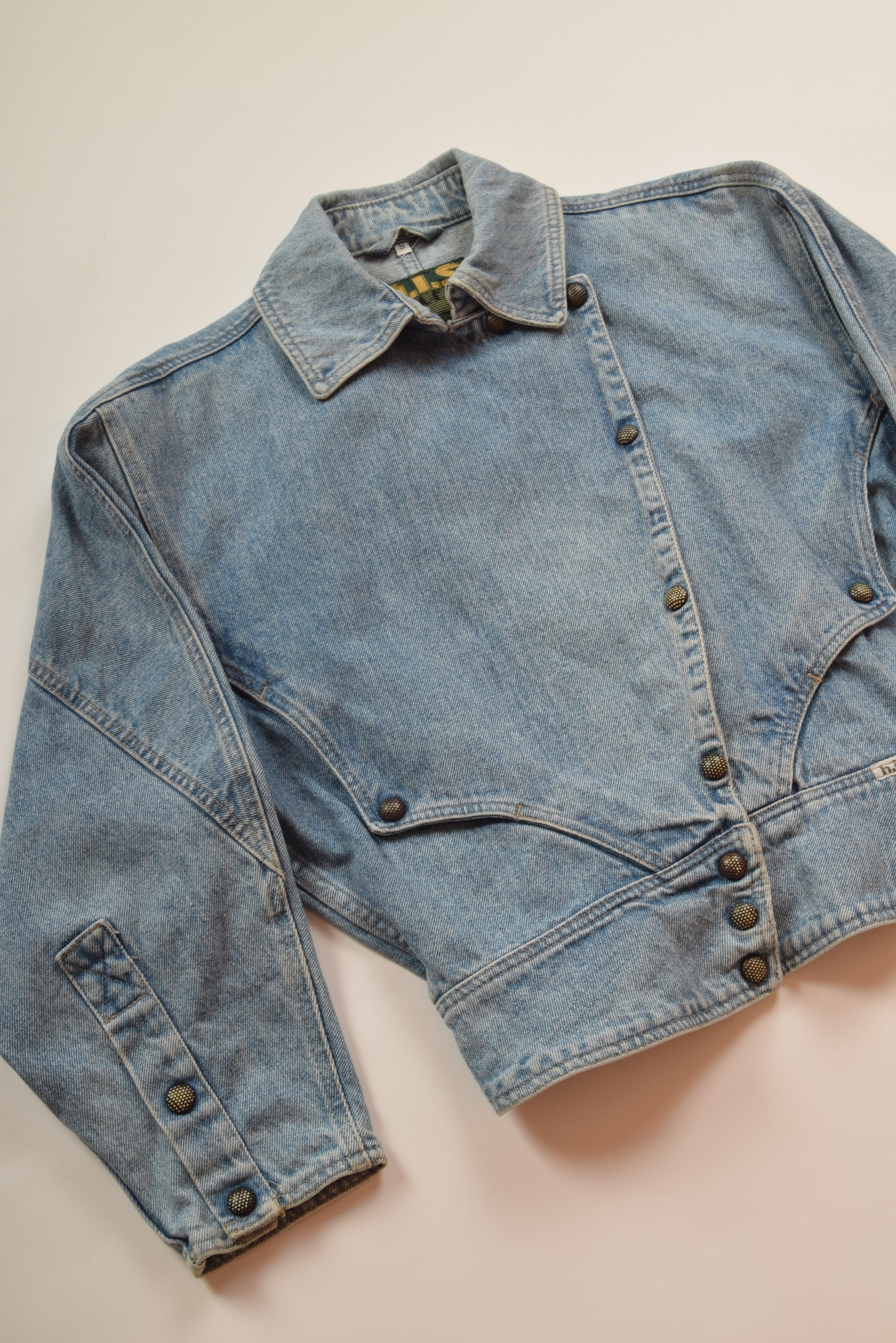 Vintage 80s H.I.S. Woman Denim / Jeans Jacket Size S