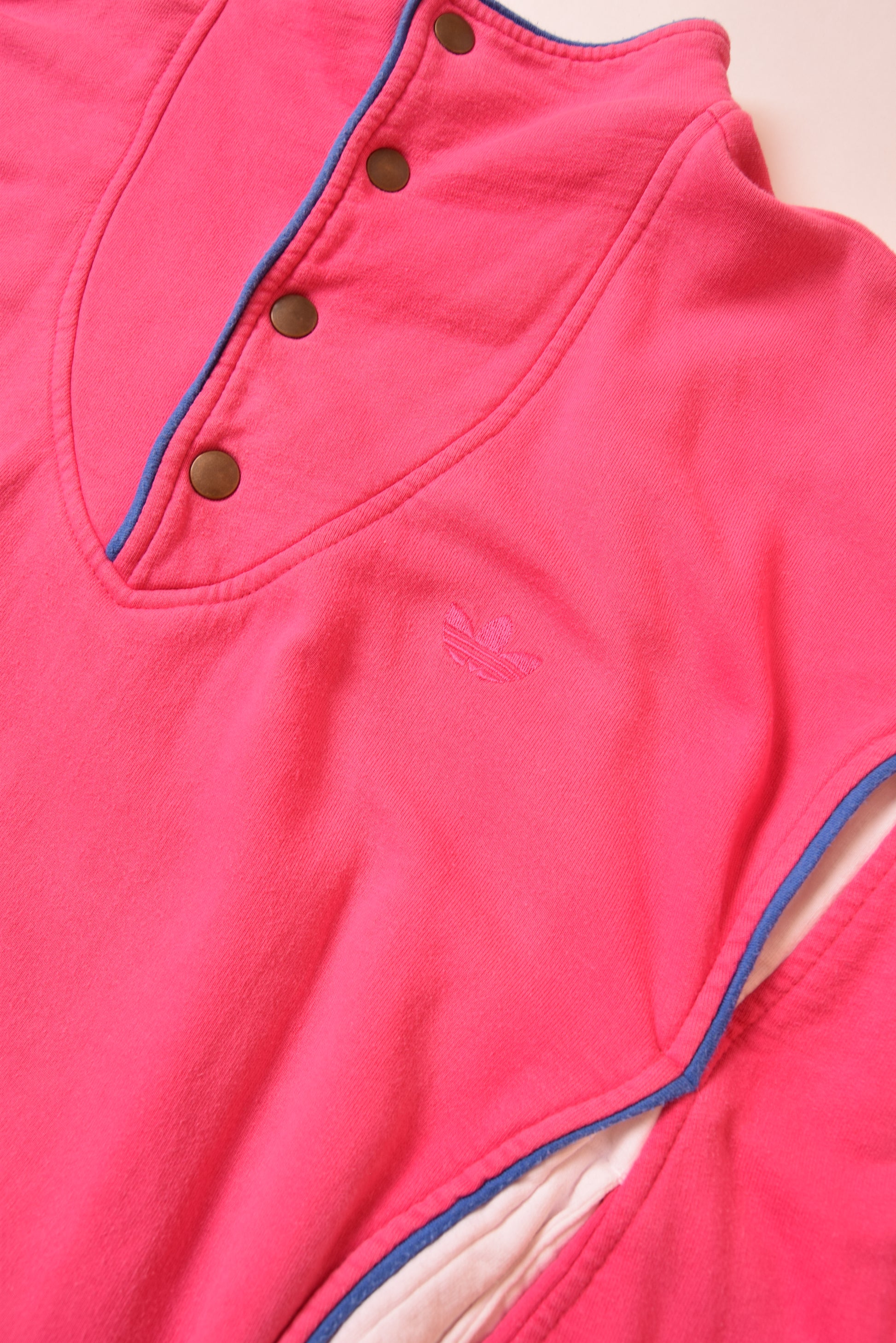 Vintage Adidas Sweatshirt 90's Pink Made in U.K. Size M-L