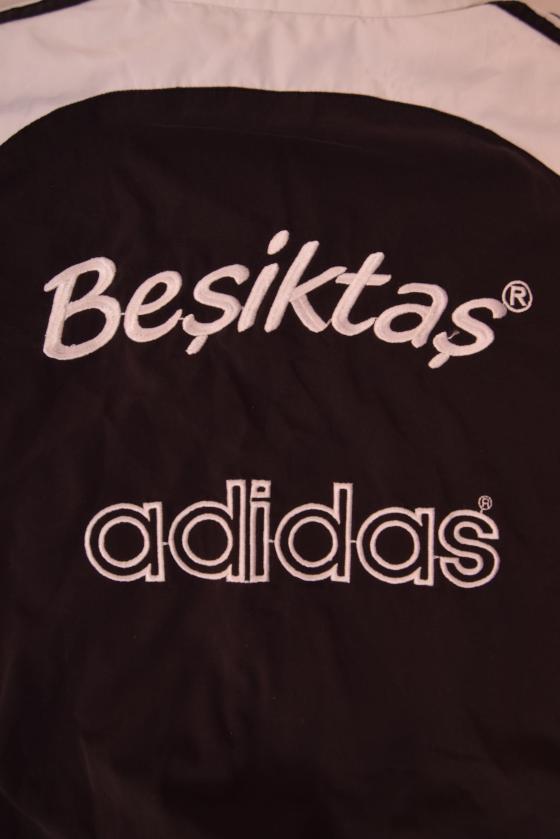 Vintage Besiktas Adidas Track Top Jacket 1997-1998 Black Red White