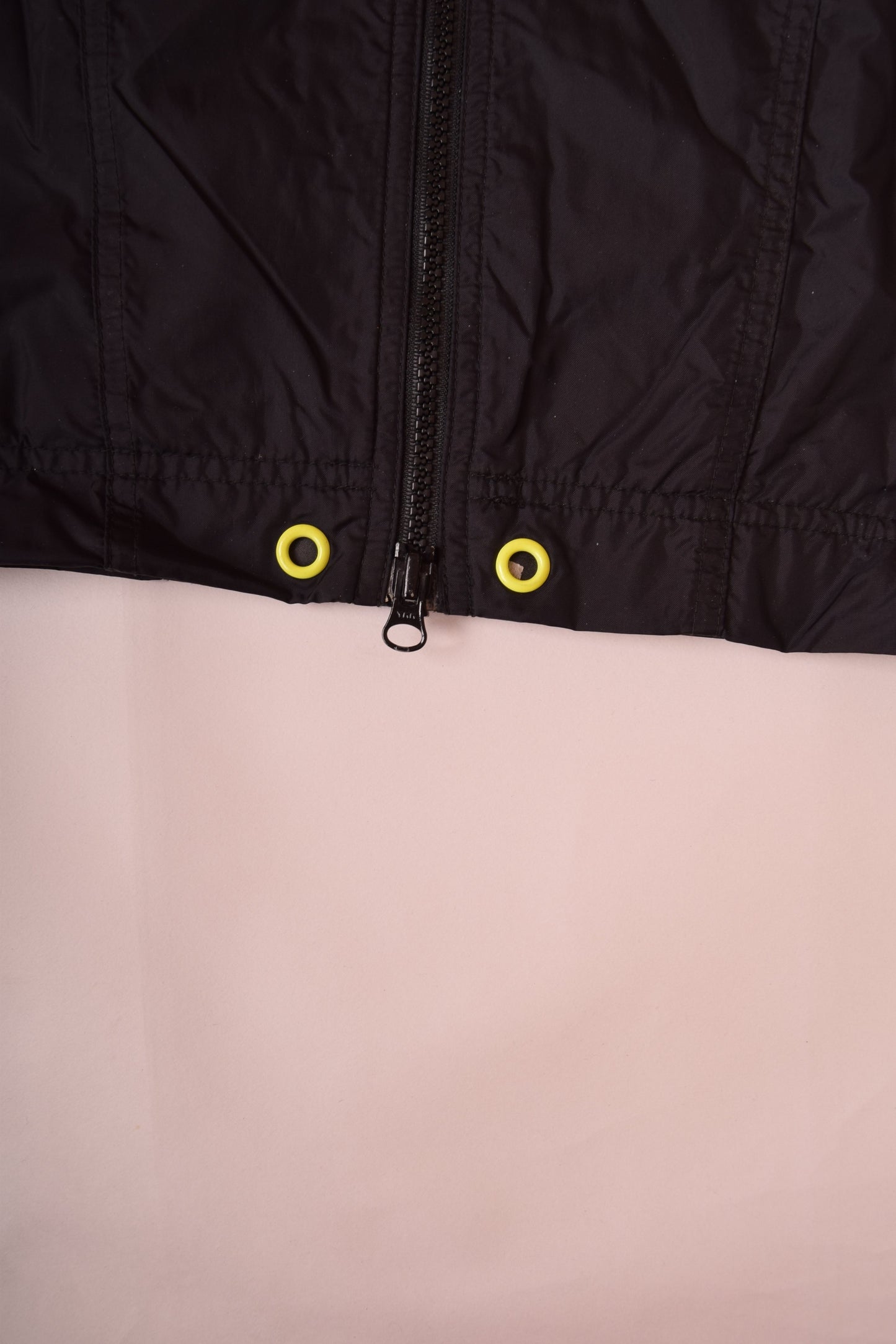 Borussia Dortmund BVB 1996 - 1997 Nike Premier Windbreaker / Jacket Size S-M Die Continental Black Yellow Neon