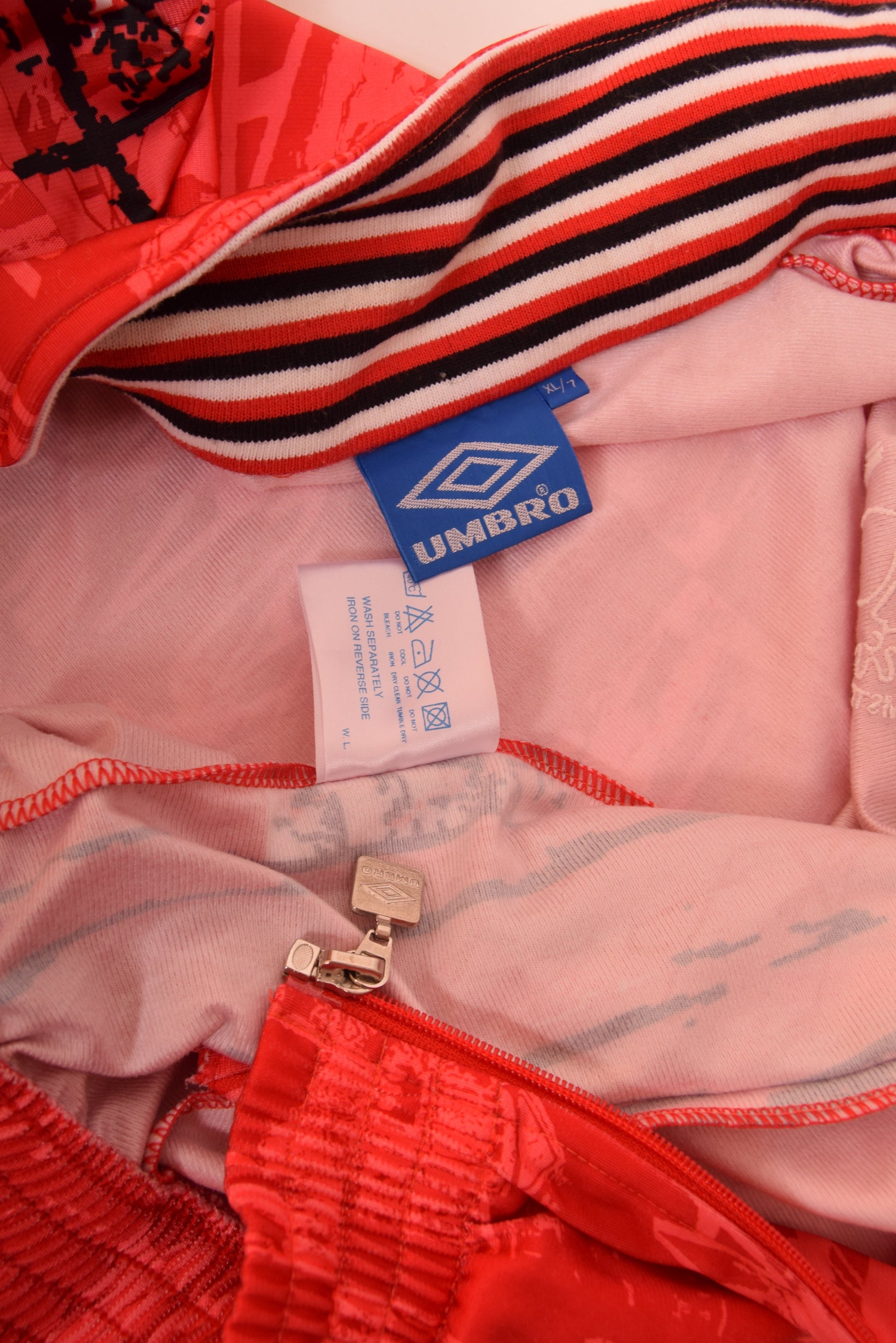 Vintage Ajax Amsterdam Umbro '96-'97 Red Size on the label XL