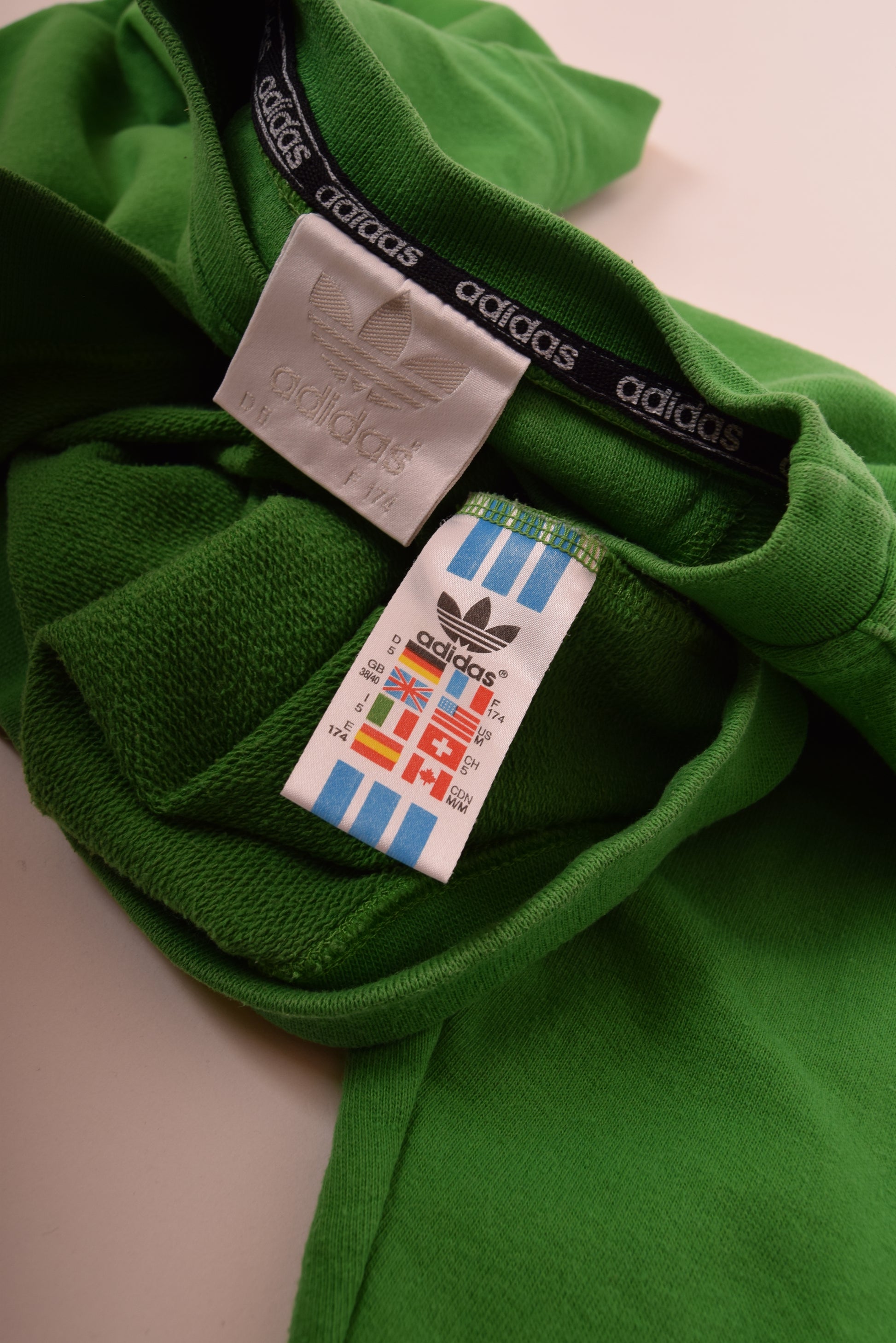Vintage Adidas Sweatshirt 90's Size M Green