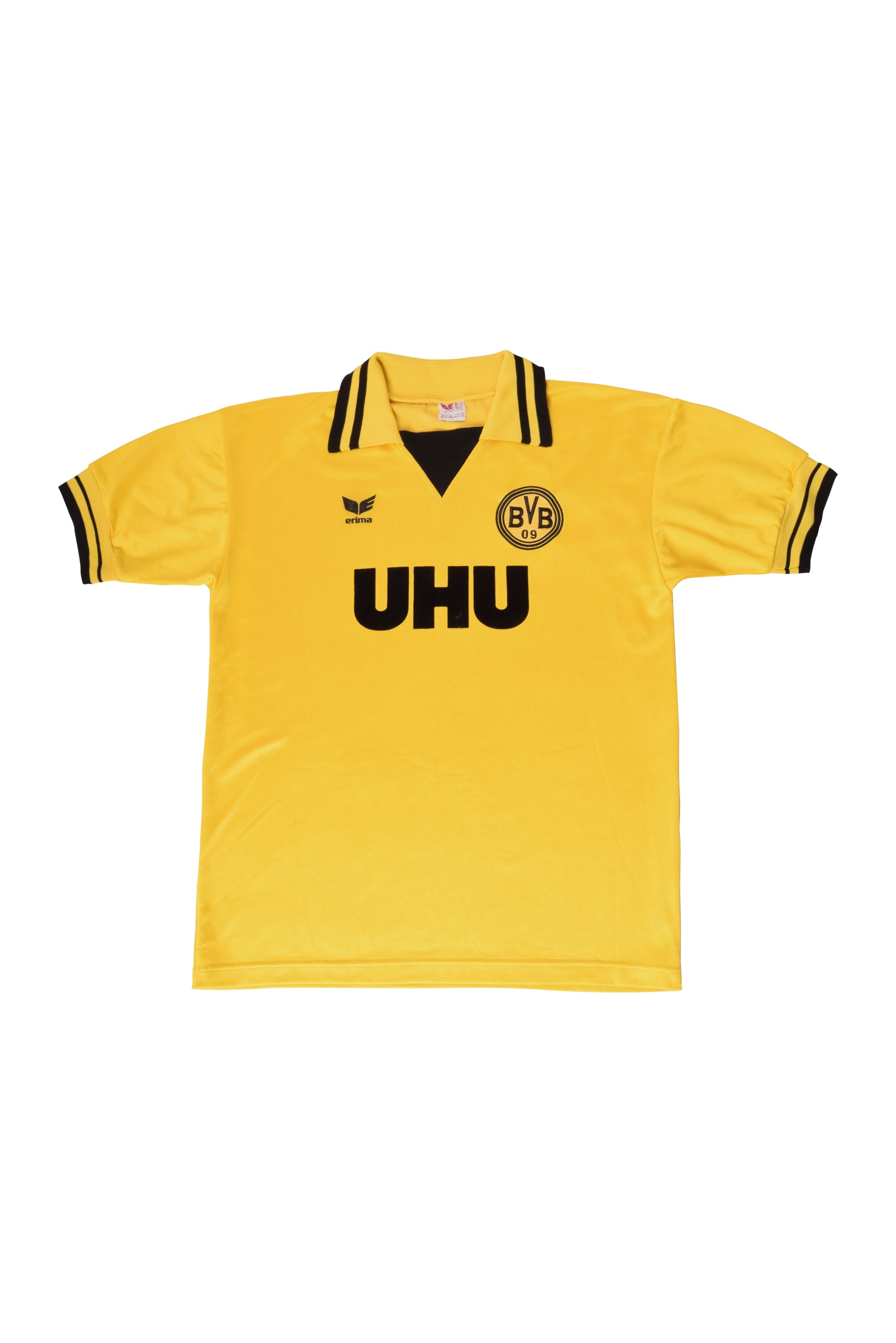 Vintage BVB Borussia Dortmund Erima 1979-1980 Home Football Shirt Size M Yellow