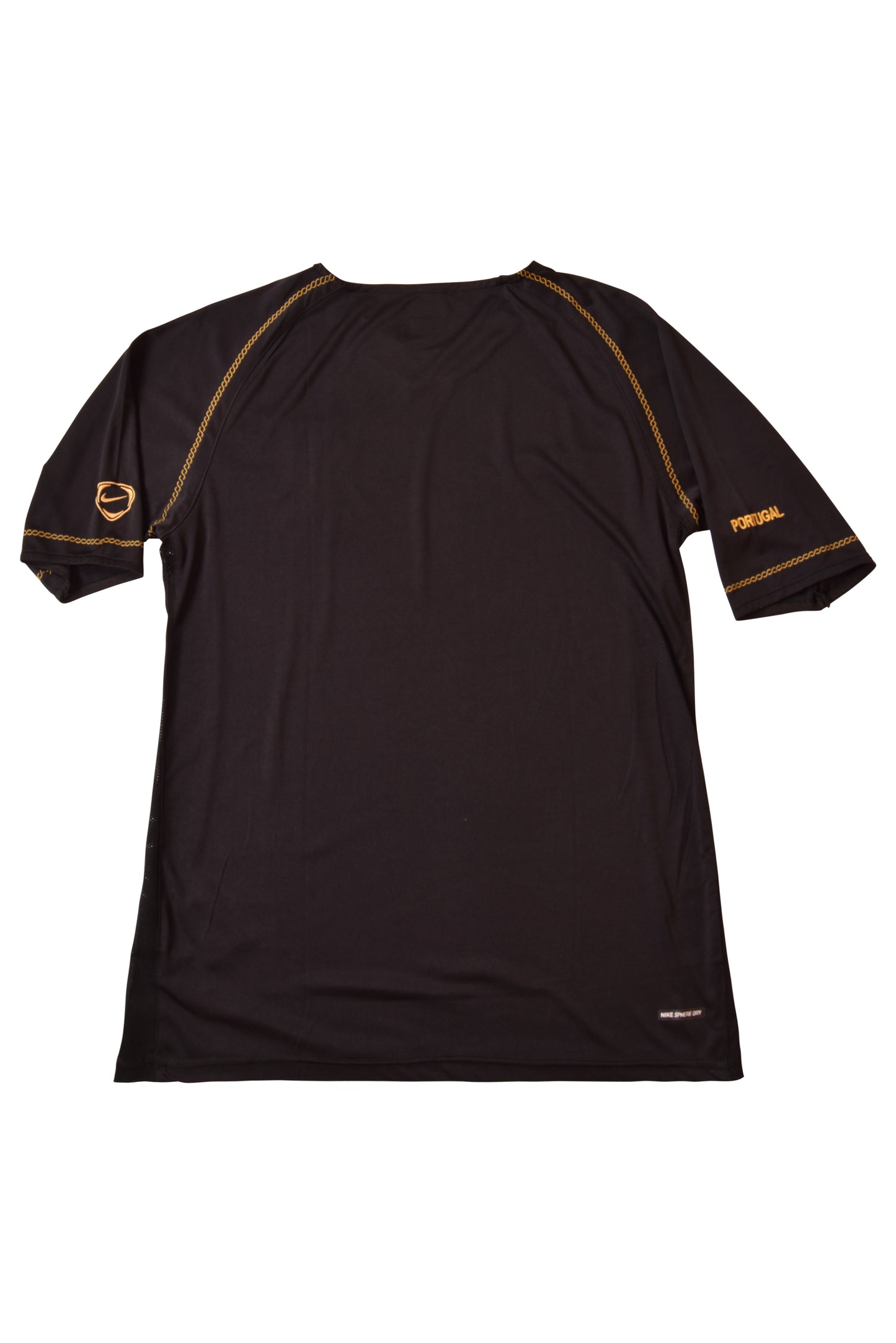 Portugal Nike Football Shirt 2006 2007 2008 Black Size M FIT DRY
