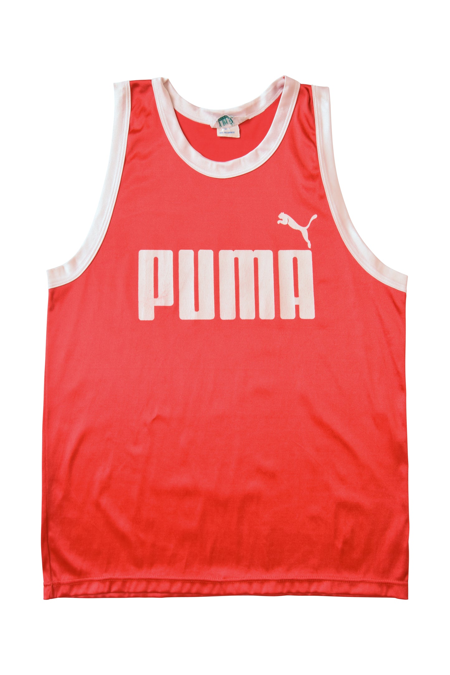 Vintage Puma Tank Top Red Made in Italy