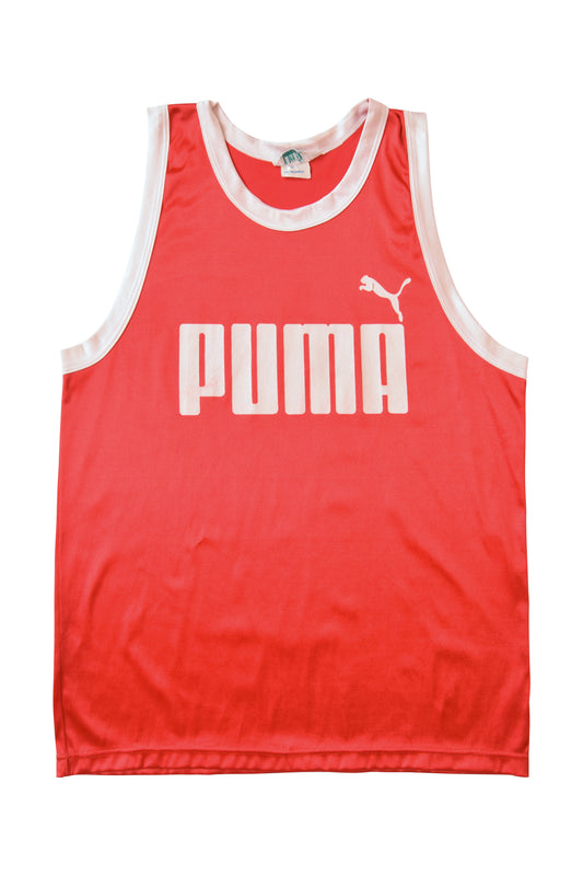 Vintage Puma Tank Top Red Made in Italy