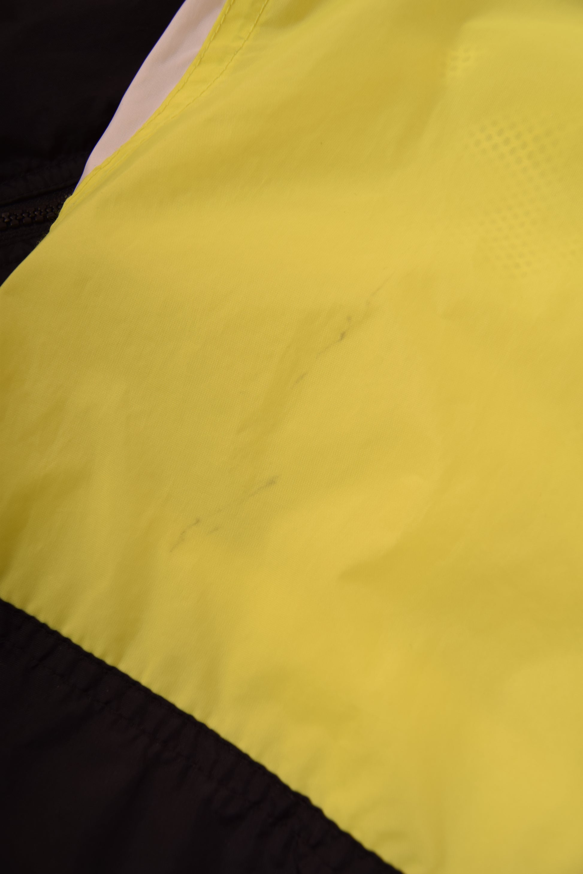 Borussia Dortmund BVB 1996 - 1997 Nike Premier Windbreaker / Jacket Size S-M Die Continental Black Yellow Neon